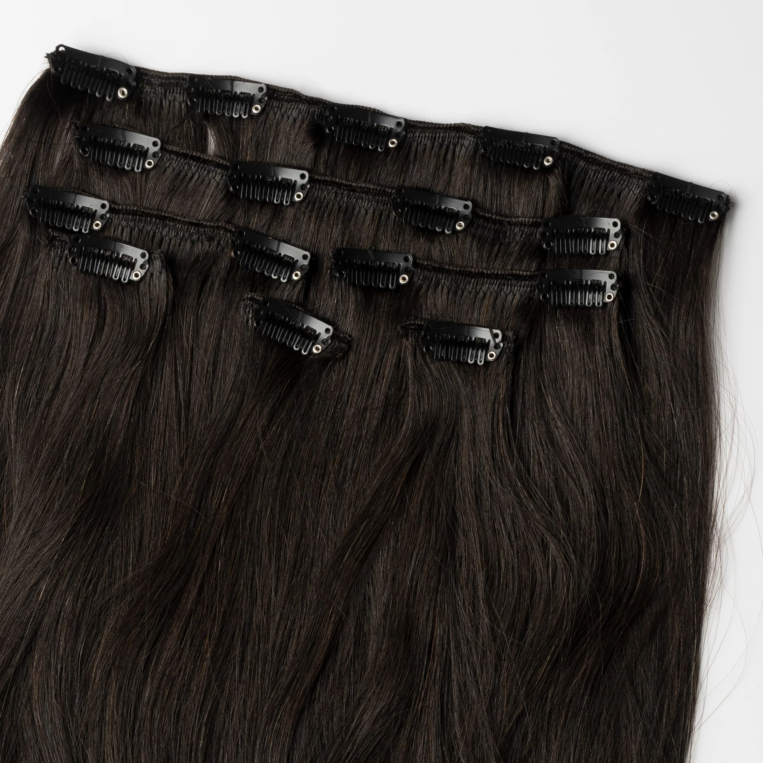 Clip in - Dark Natural Brown 1A - Image 5