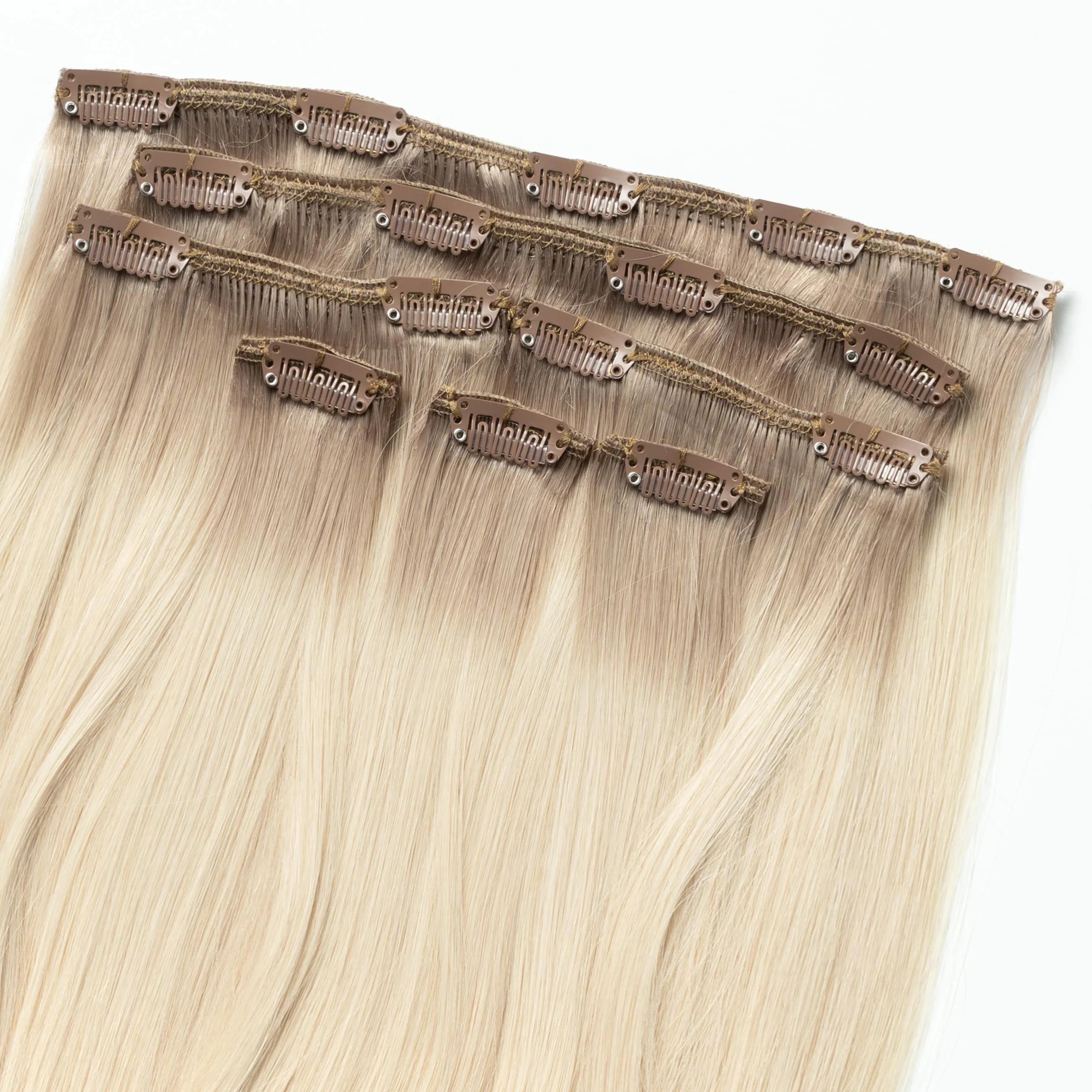Clip in - Light Ash Blonde Root 16B+60B - Image 5
