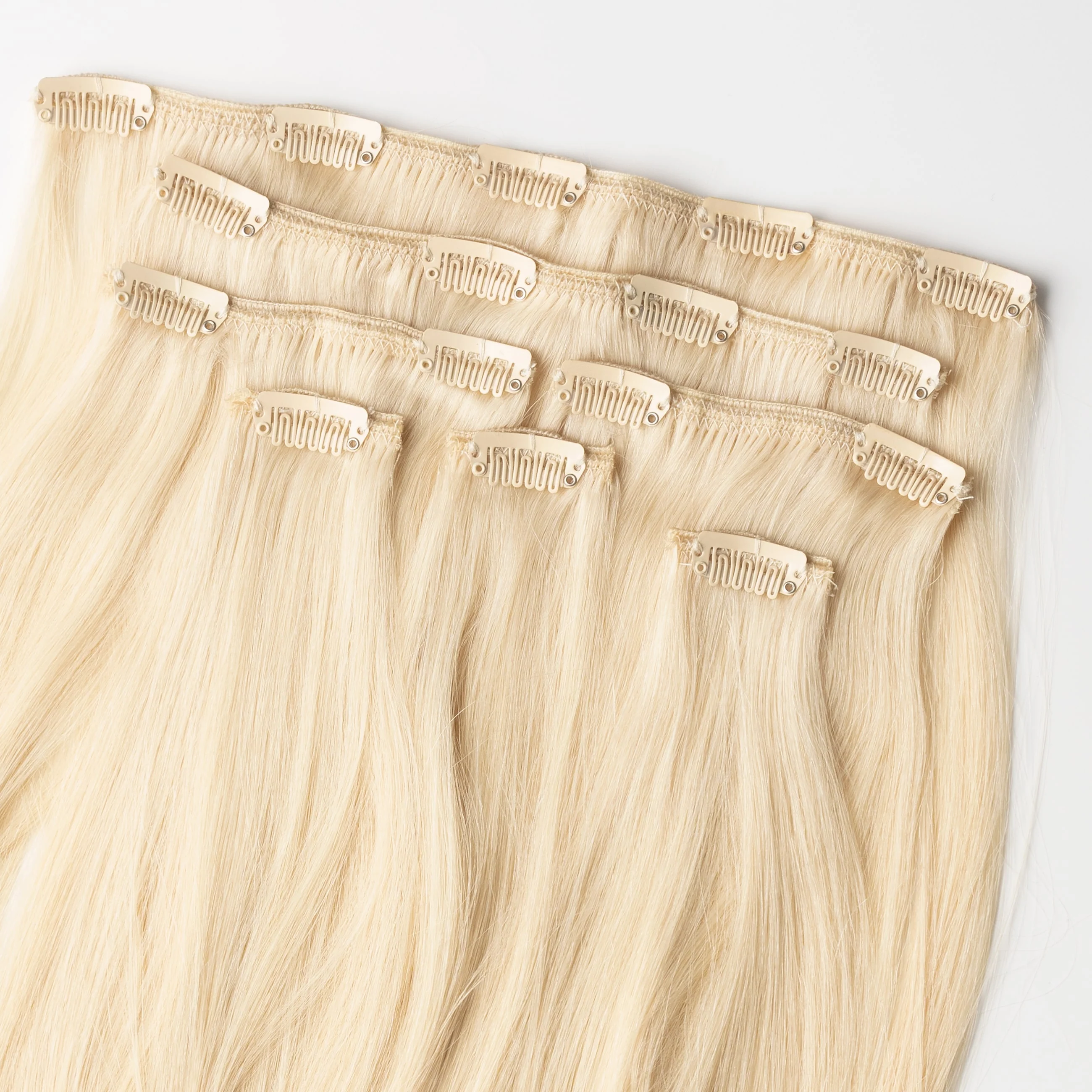 Clip in - Light Natural Blonde 60A - Image 5