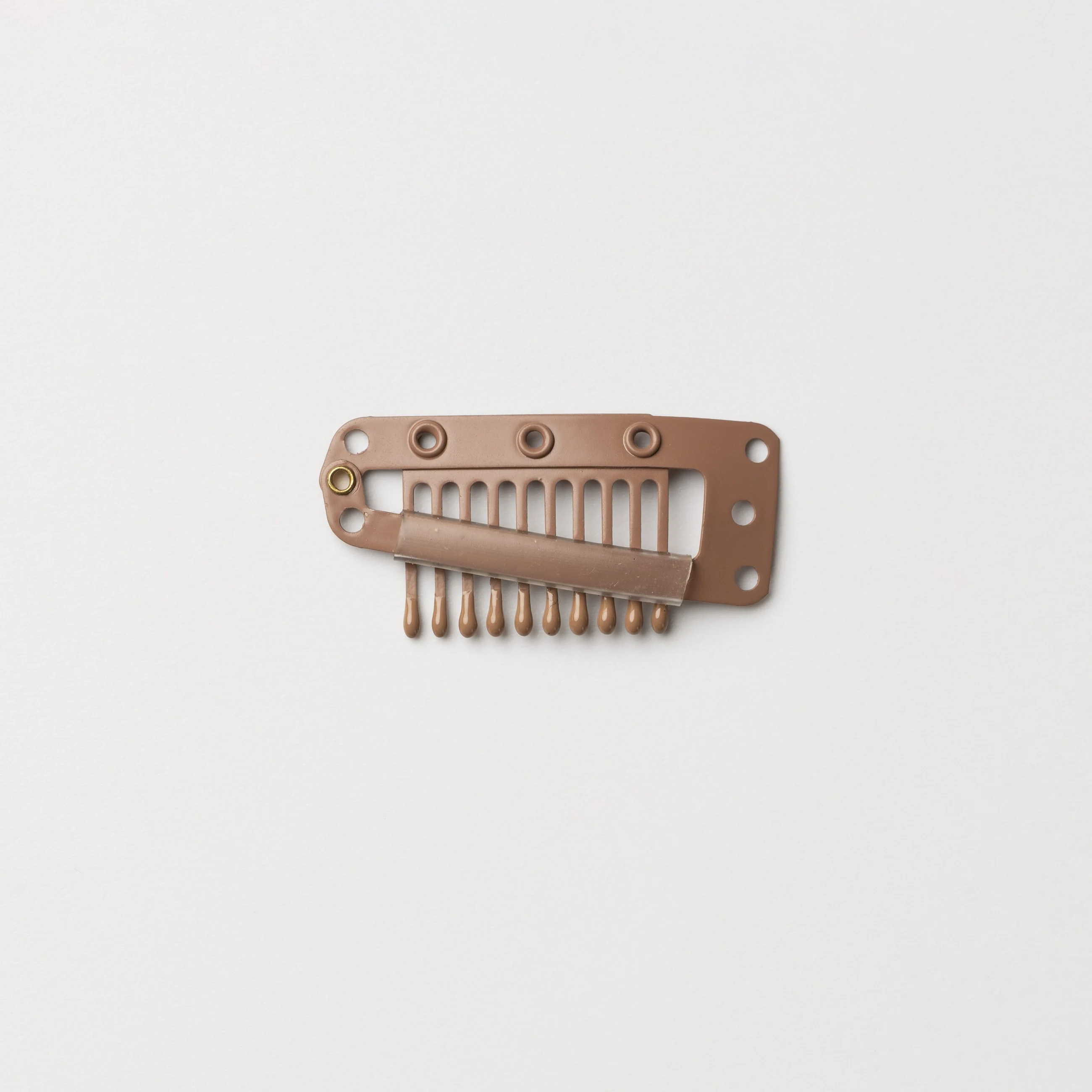 Clips til extensions - 10 stk - Brun - Image 3