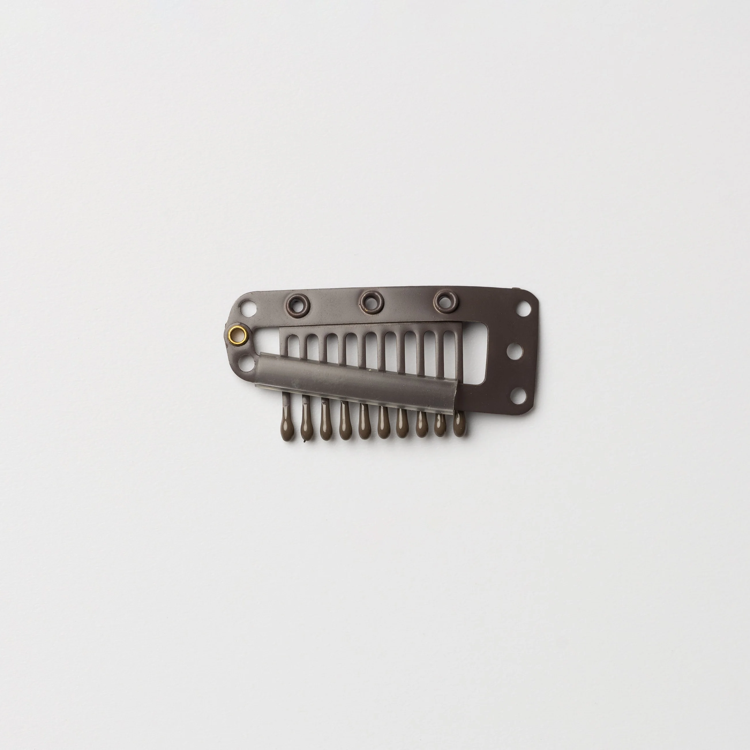 Clips til extensions - 10 stk - Mørkebrun - Image 3