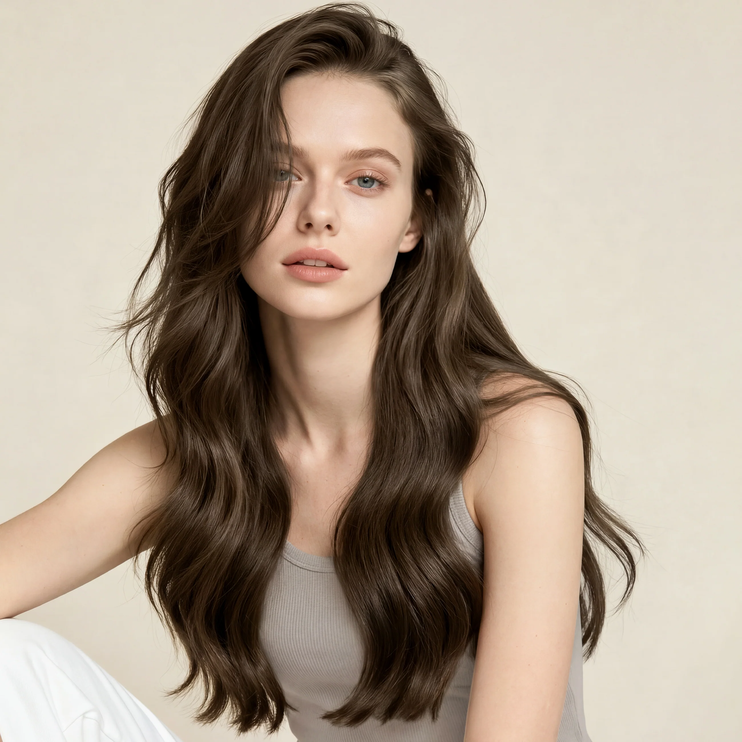 Tape extensions - Dark Ash Brown 2C - Image 3