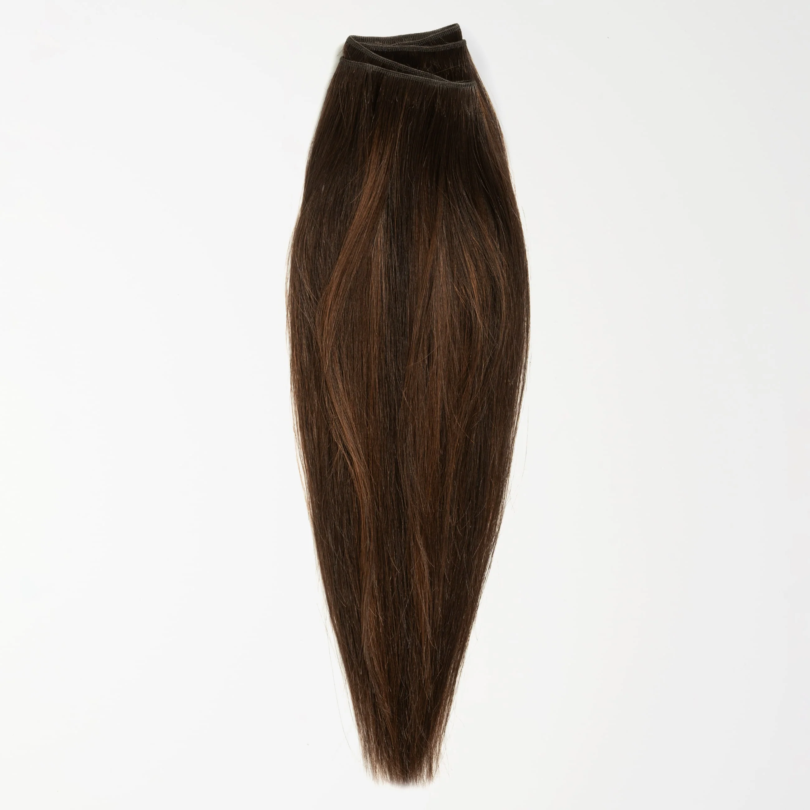 Hår trense - Dark Chocolate Brown Balayage 1A+4 - Image 4