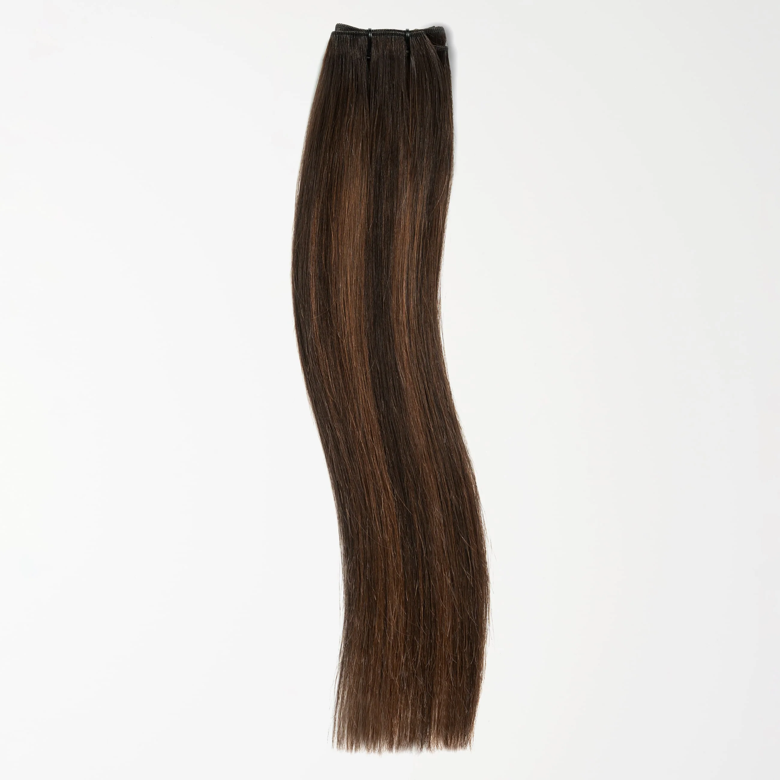 Hår trense - Dark Chocolate Brown Balayage 1A+4 - Image 5