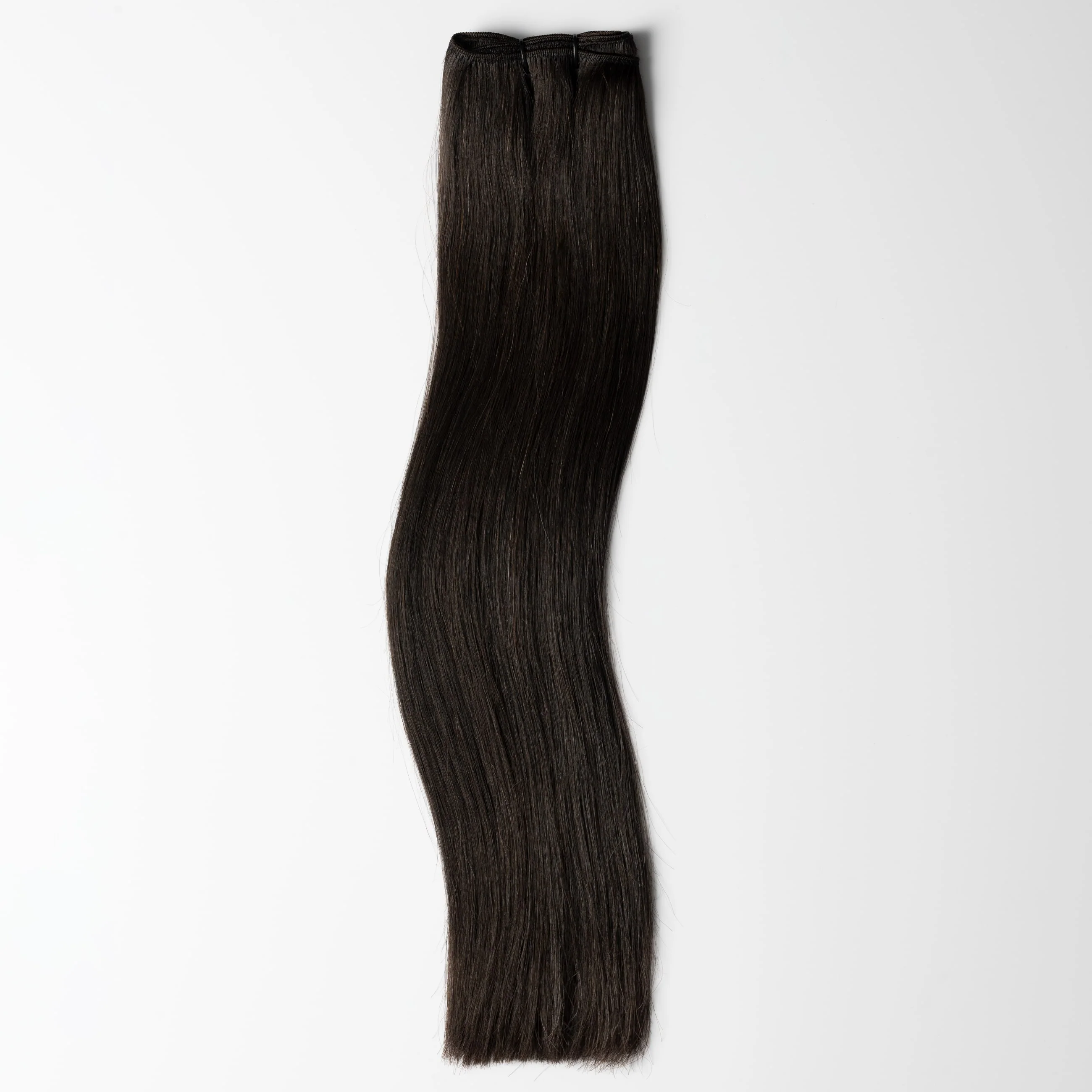 Hår trense - Dark Natural Brown 1A - Image 5