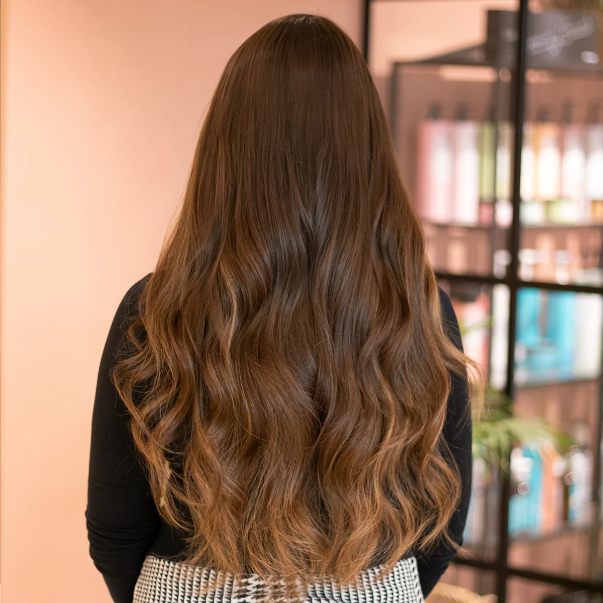 Hår trense - Natural Brown Balayage 2B+5 - Image 3