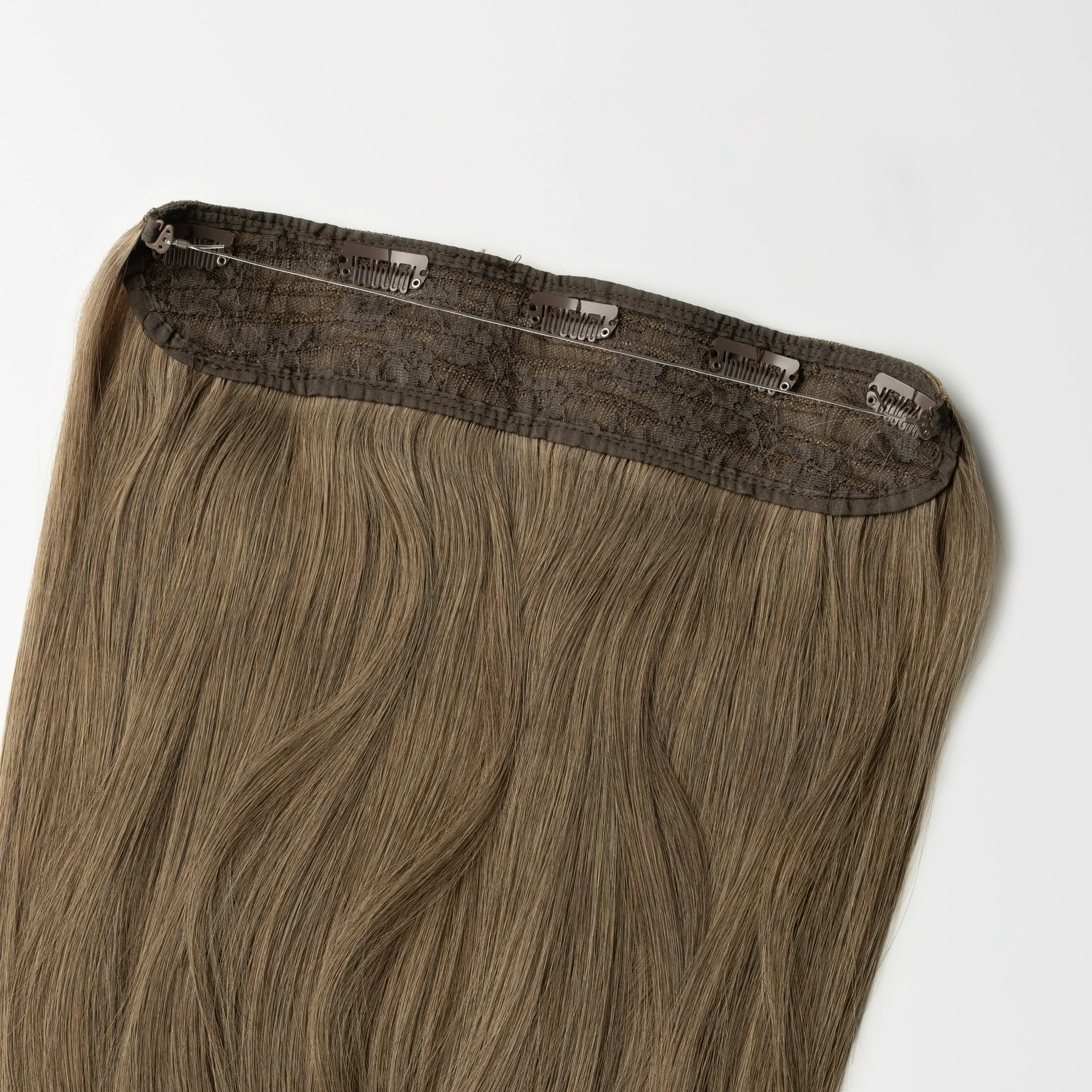 Halo hair extensions - Ash Brown 3B - Image 5