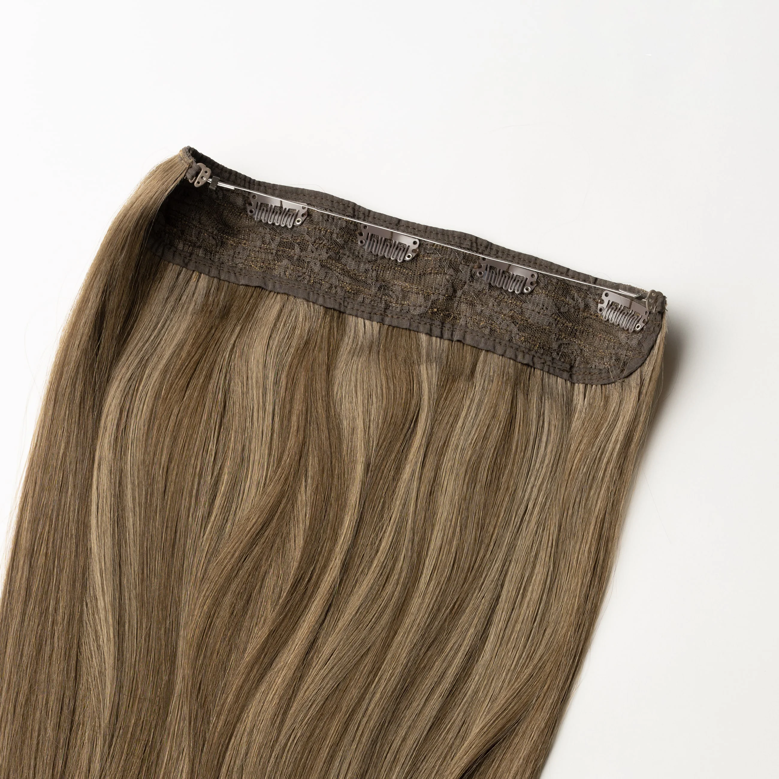 Halo hair extensions - Ash Brown Mix 3B/5B - Image 5