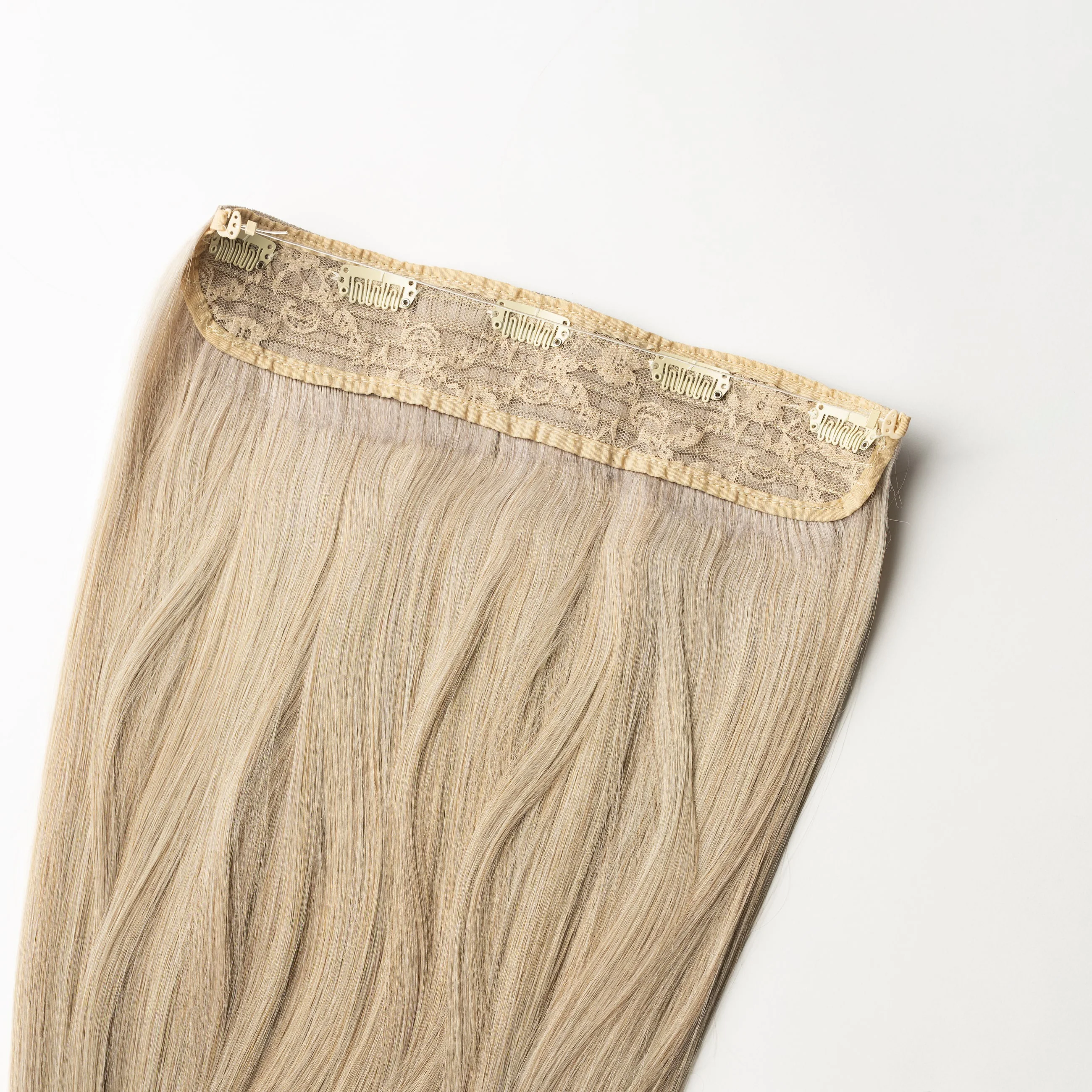 Halo hair extensions - Beige Blonde 16B - Image 6