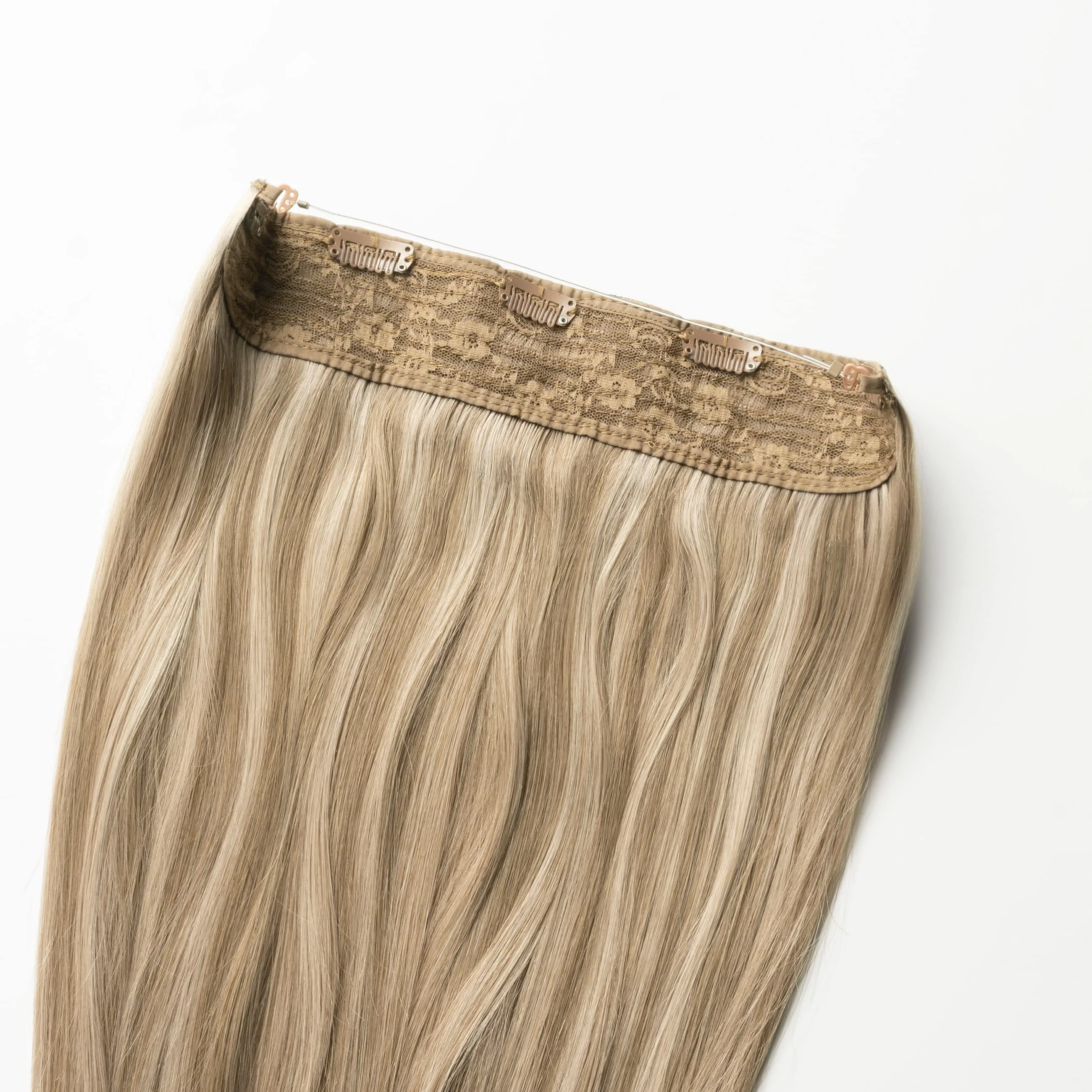 Halo hair extensions - Beige Blonde Mix 5B/16B - Image 6