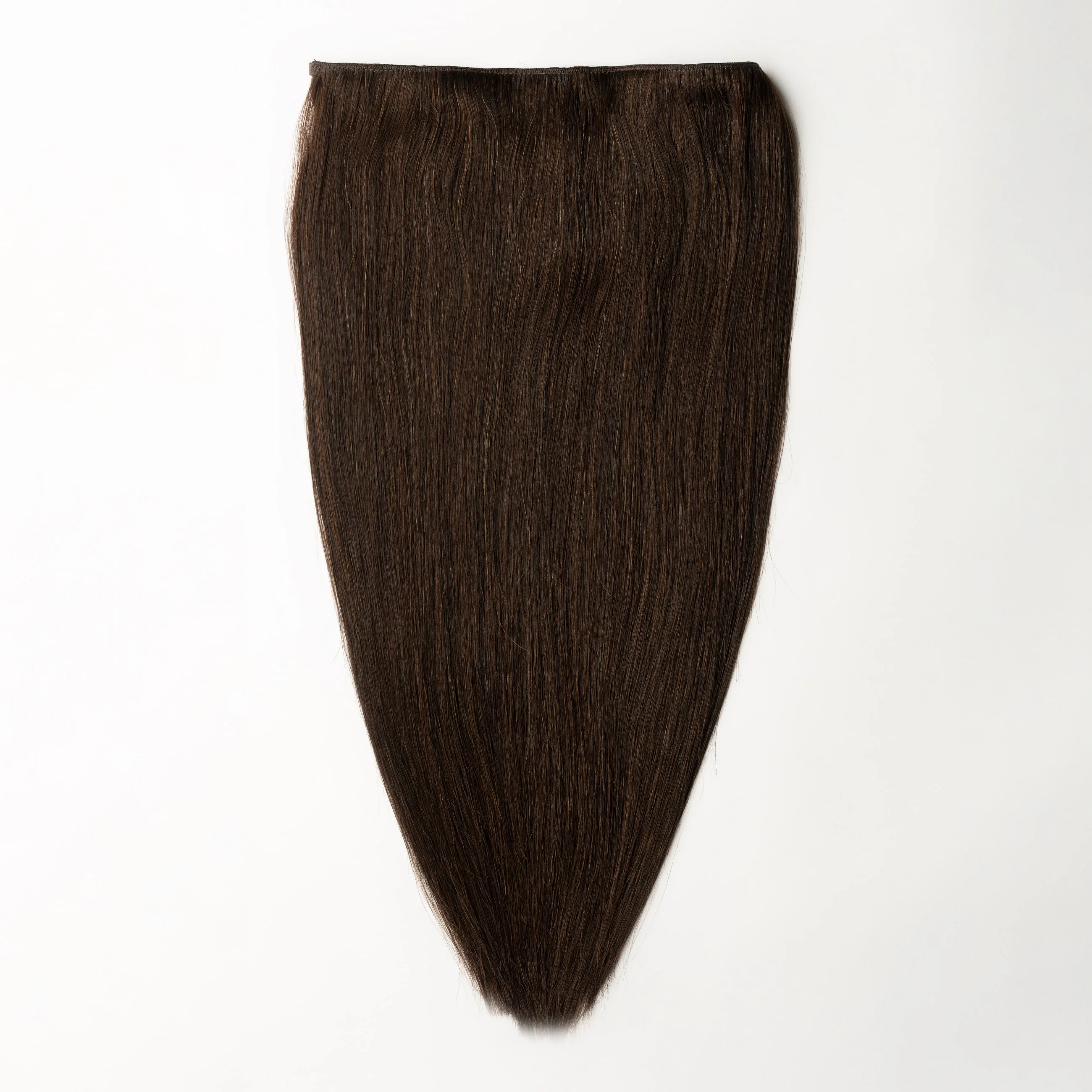 Halo hair extensions - Dark Chocolate Brown 1B - Image 4