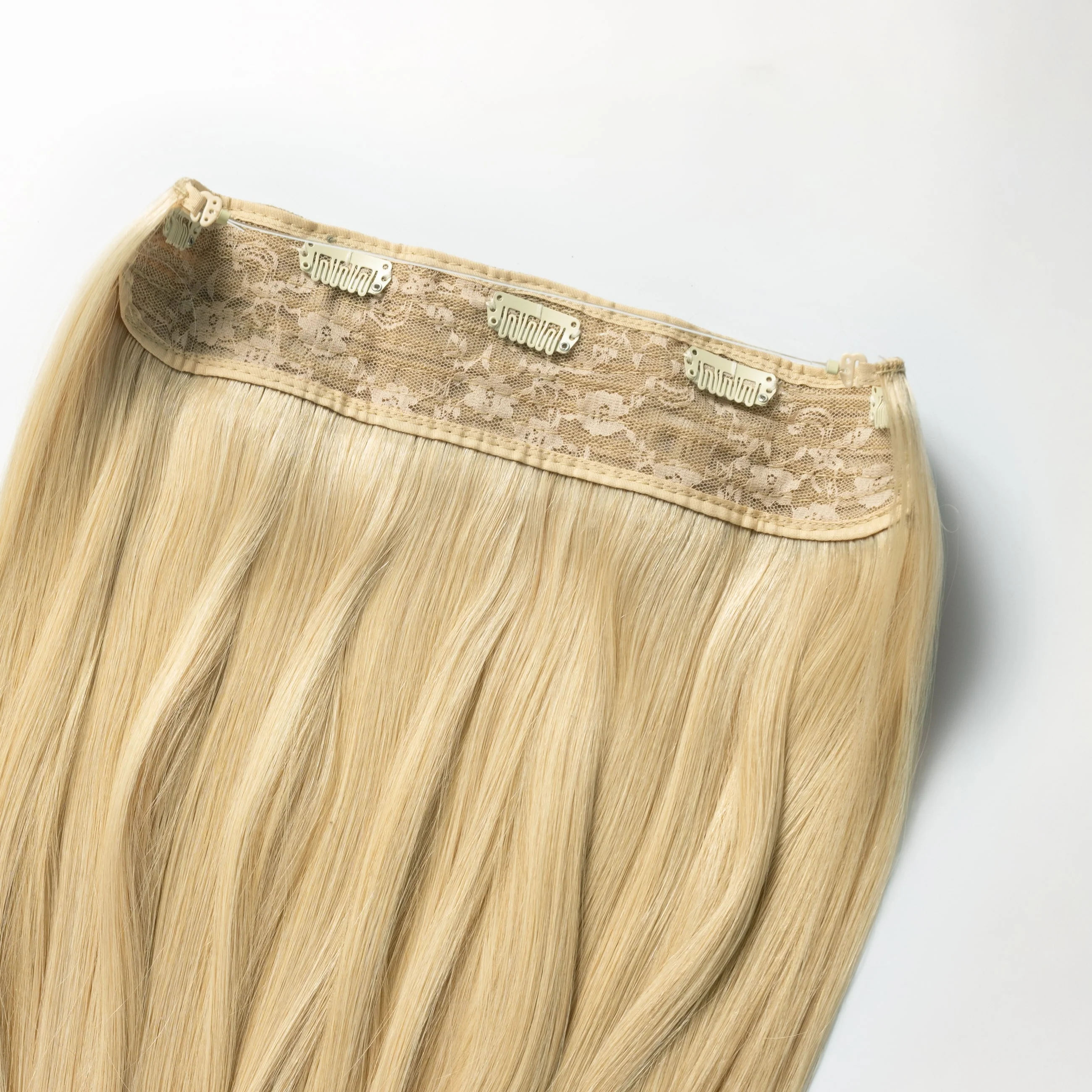 Halo hair extensions - Honey Blonde 15A - Image 4