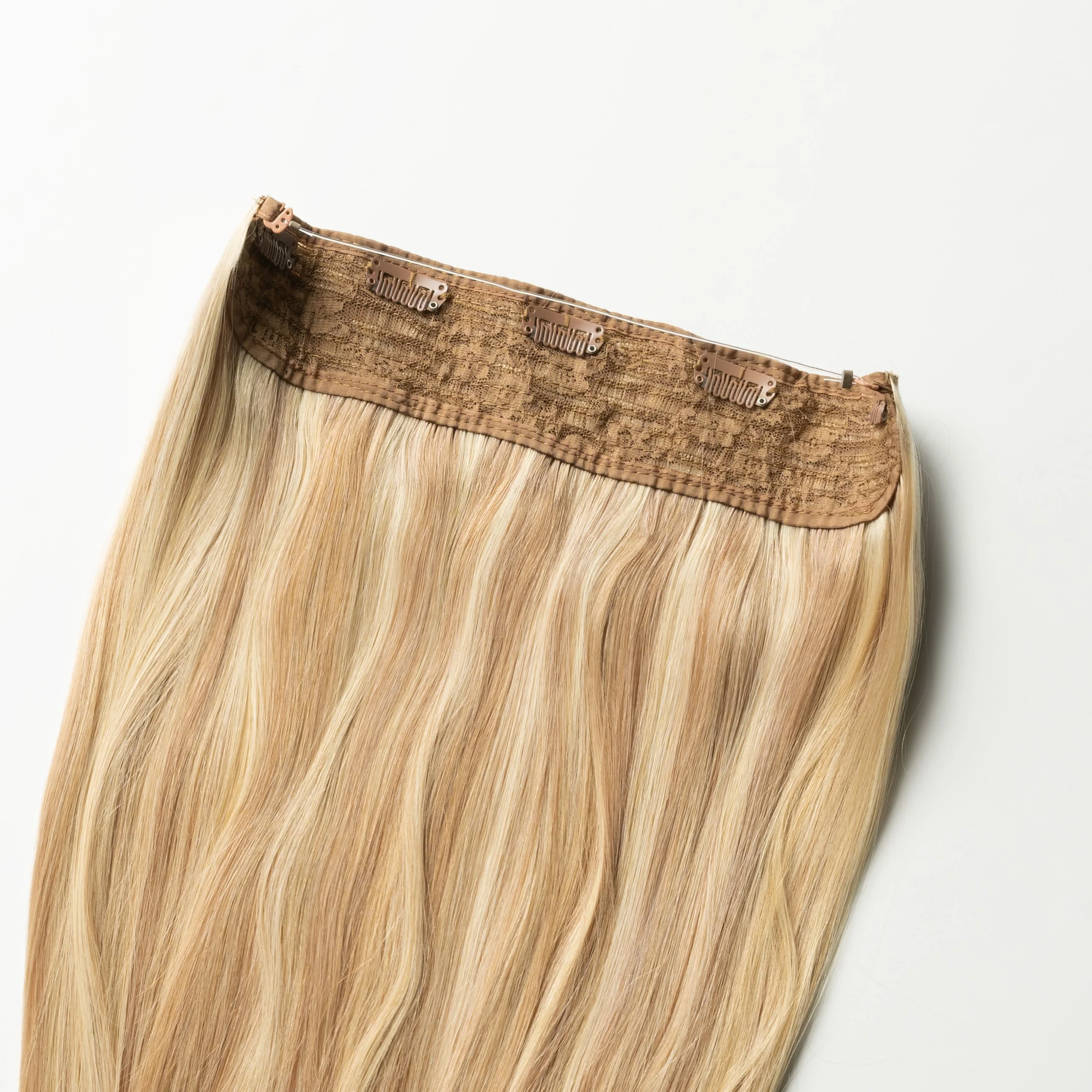 Halo hair extensions - Honey Blonde Mix 10/22 - Image 6