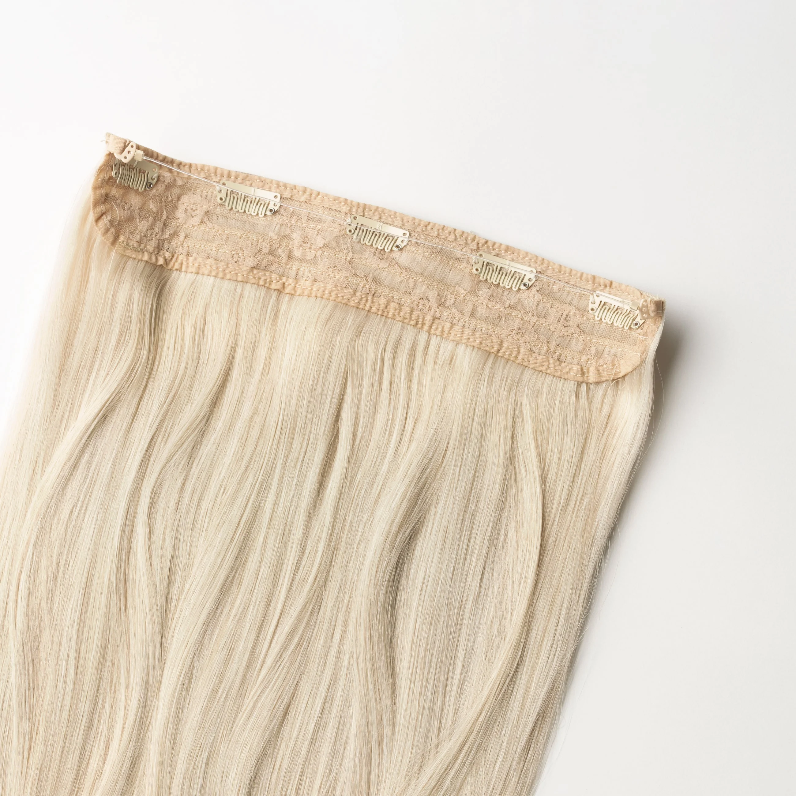 Halo hair extensions - Light Ash Blonde 60B - Image 6