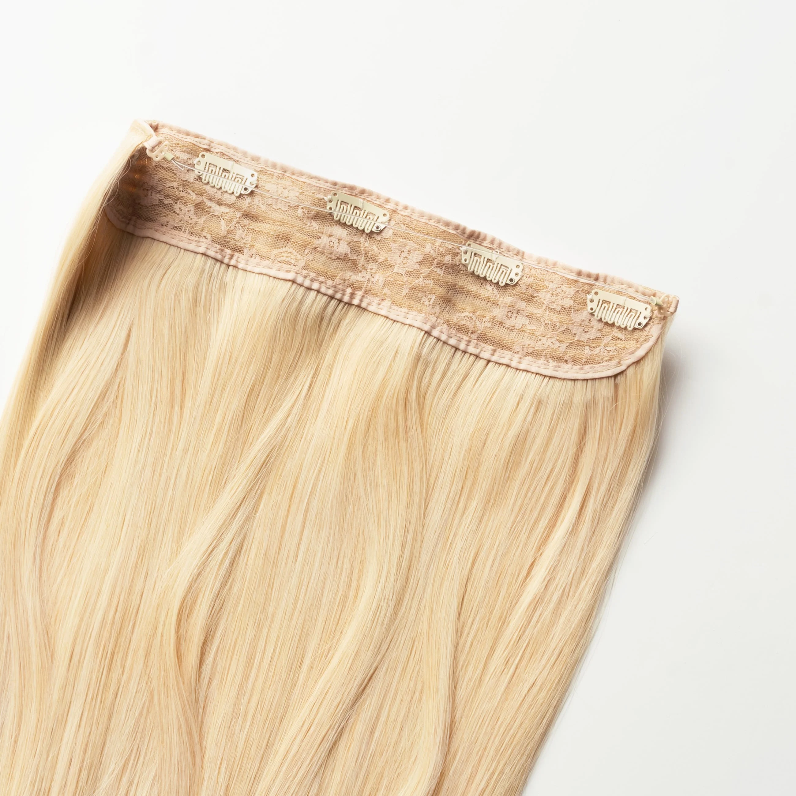 Halo hair extensions - Light Honey Blonde 22 - Image 6