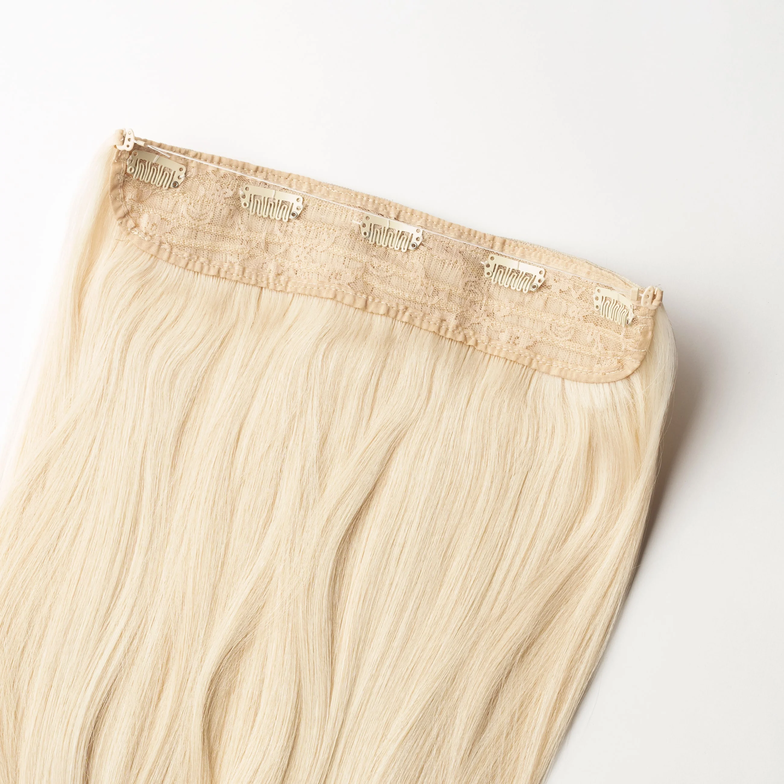 Halo hair extensions - Light Natural Blonde 60A - Image 6