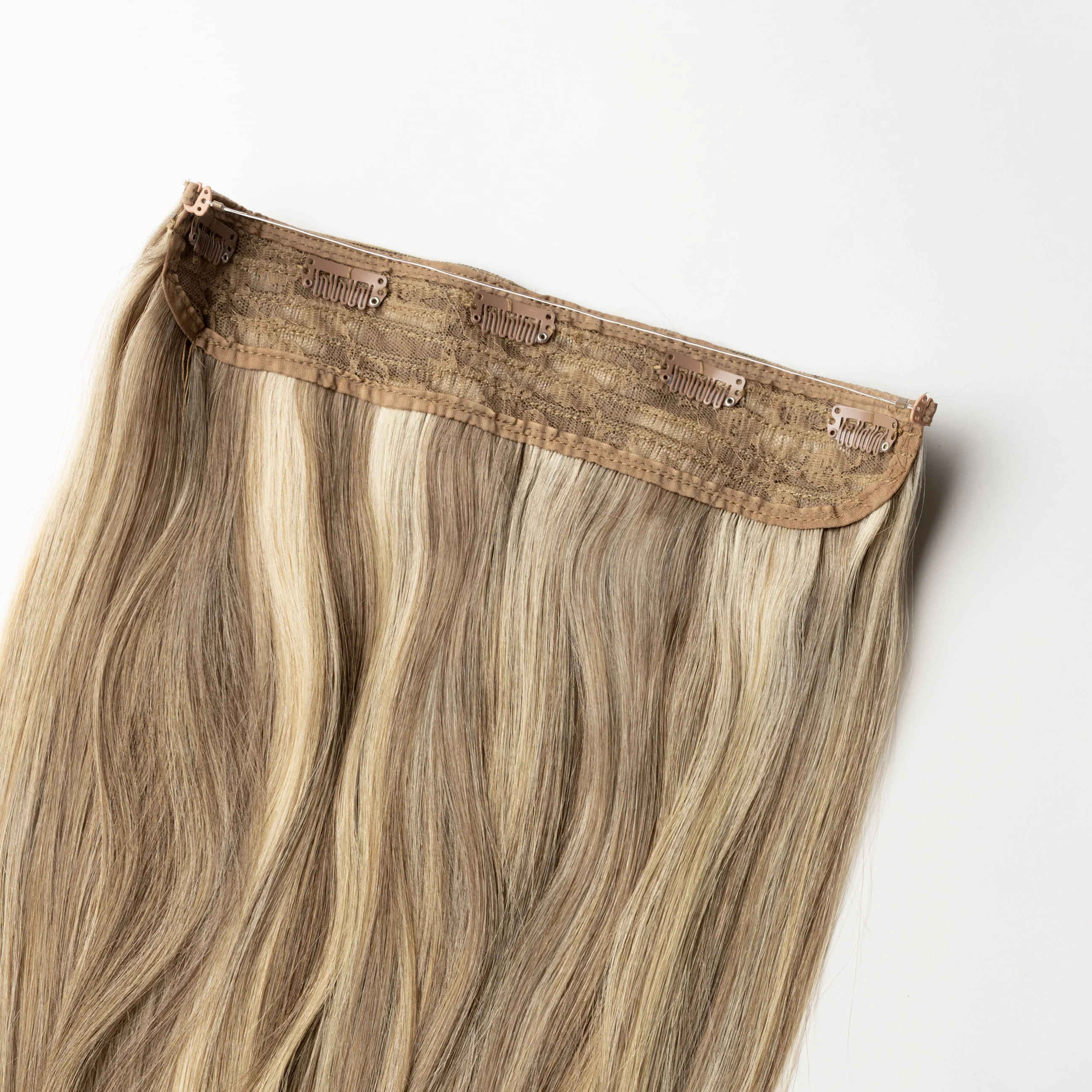 Halo hair extensions - Natural Blonde Mix 5B/15 - Image 6