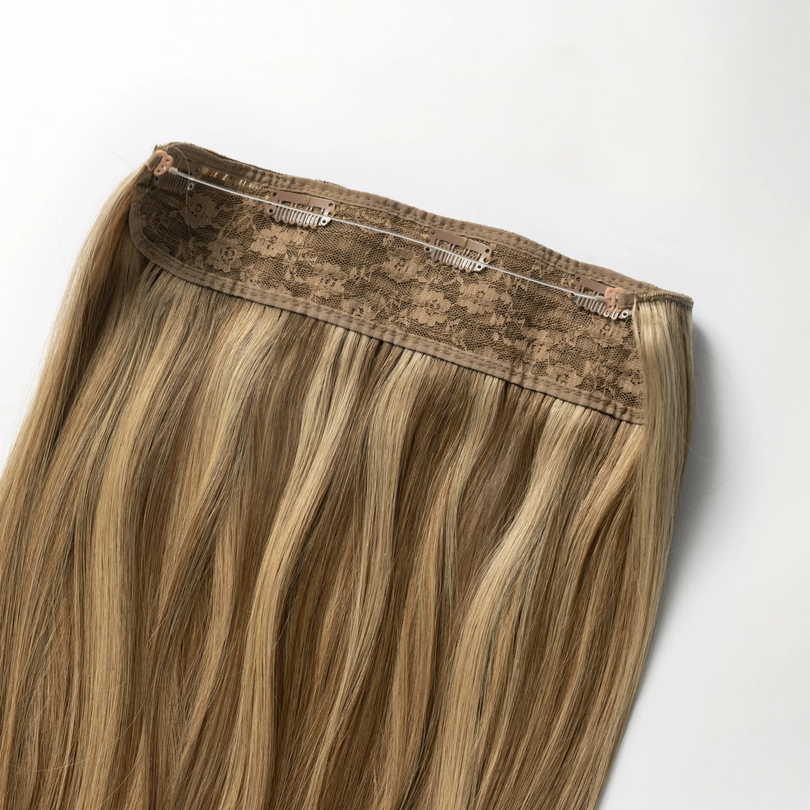 Halo hair extensions - Natural Brown Mix 3/10 - Image 5