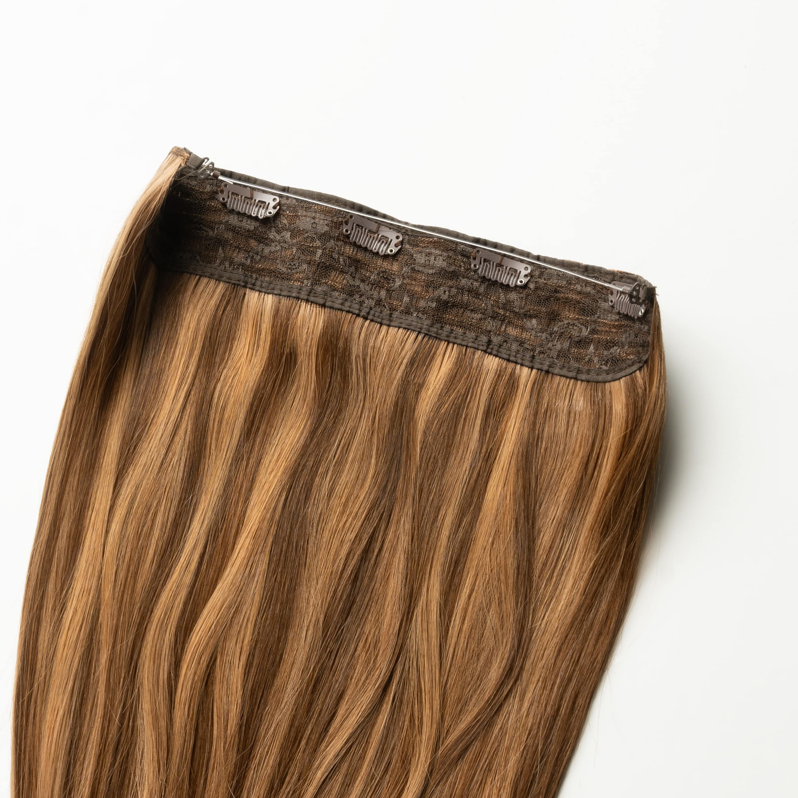 Halo hair extensions - Warm Brown Mix 4/7 - Image 6