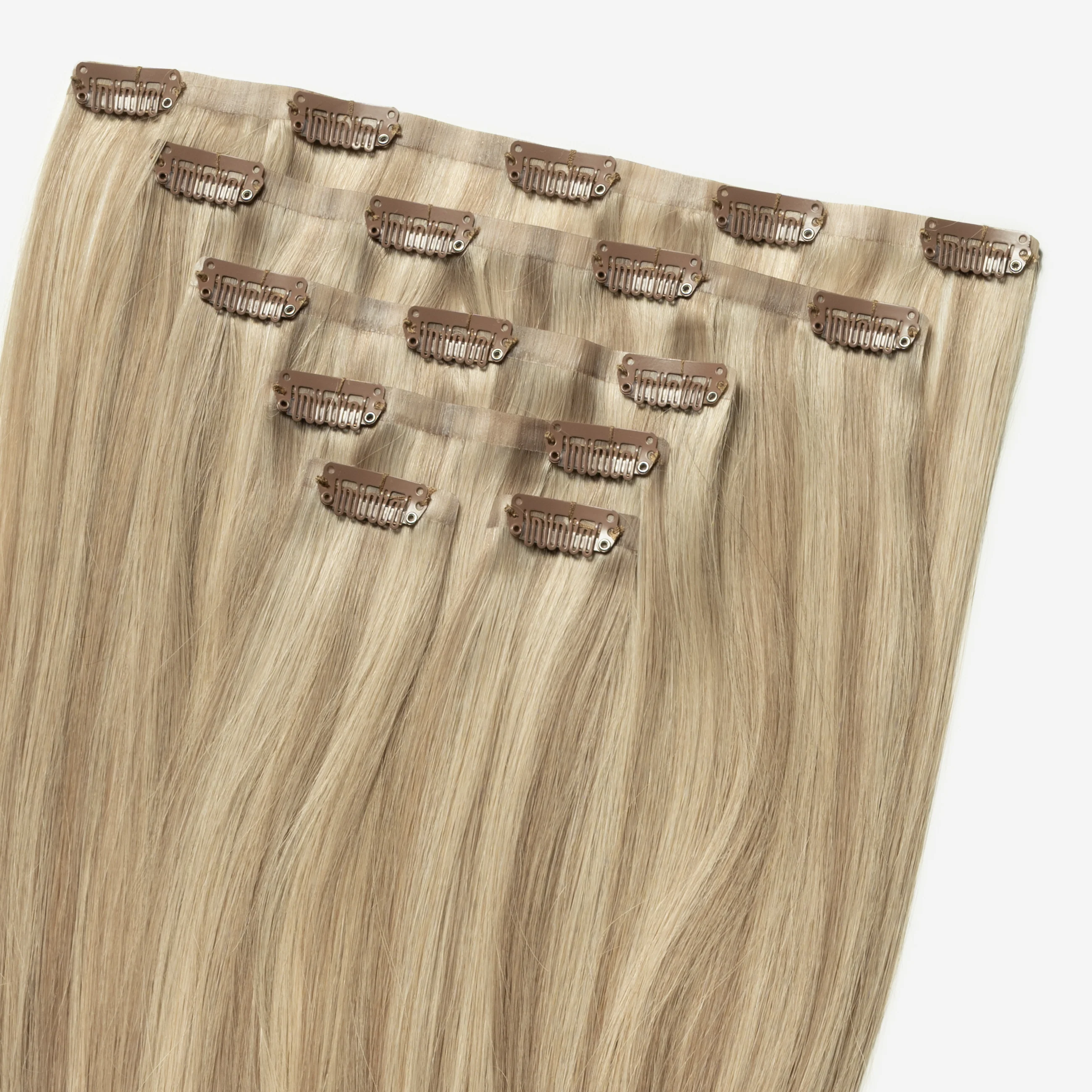 Invisible Clip In - Beige Blonde Mix 5B/16B - Image 4