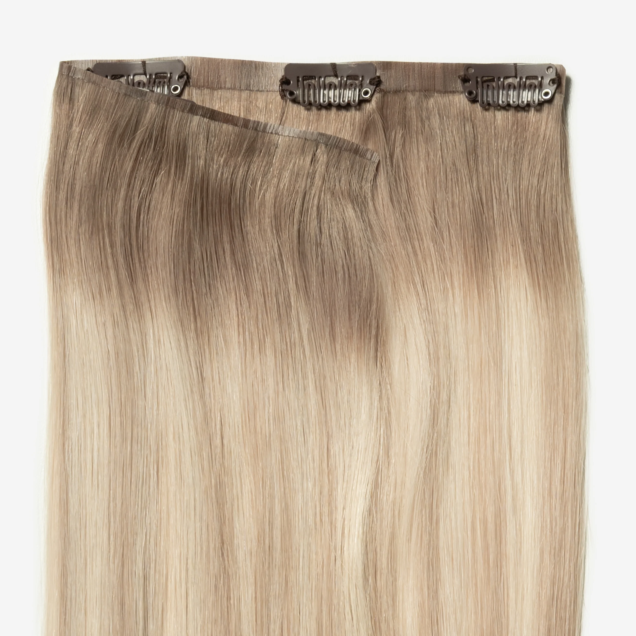 Invisible Clip In - Beige Blonde Mix Root 5B+16B/60B - Image 4