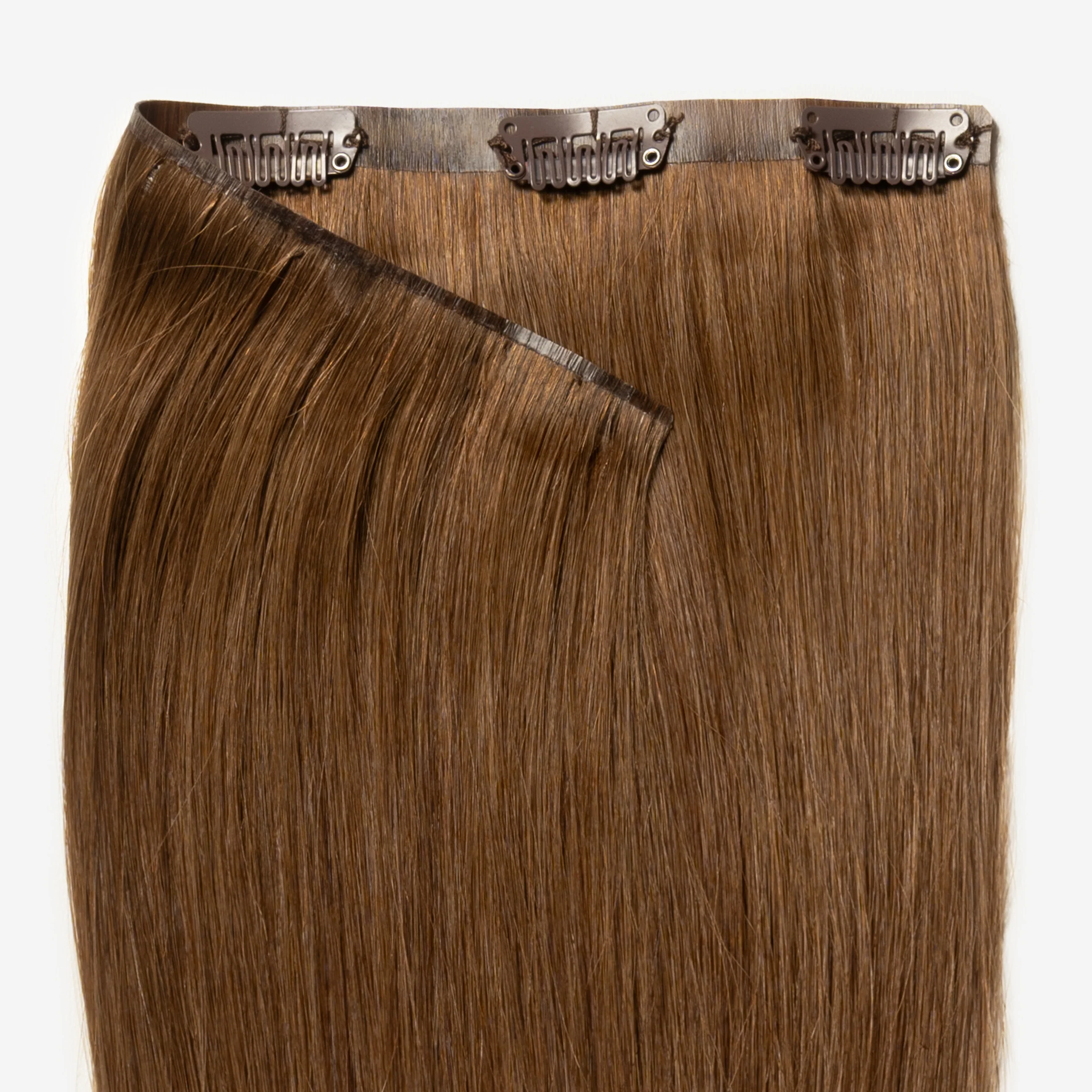 Invisible Clip In - Chestnut Brown 6 - Image 4