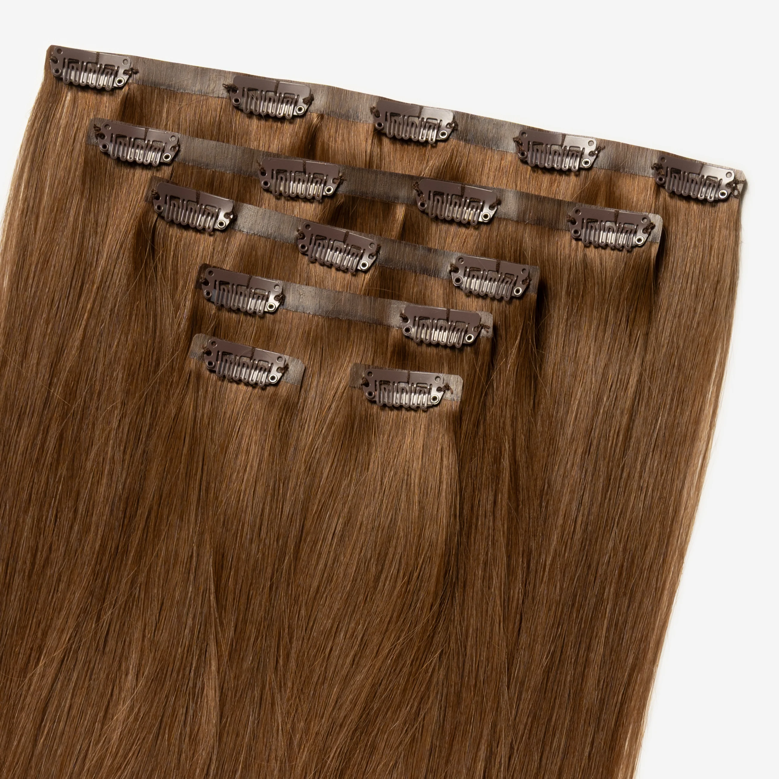Invisible Clip In - Chestnut Brown 6 - Image 5