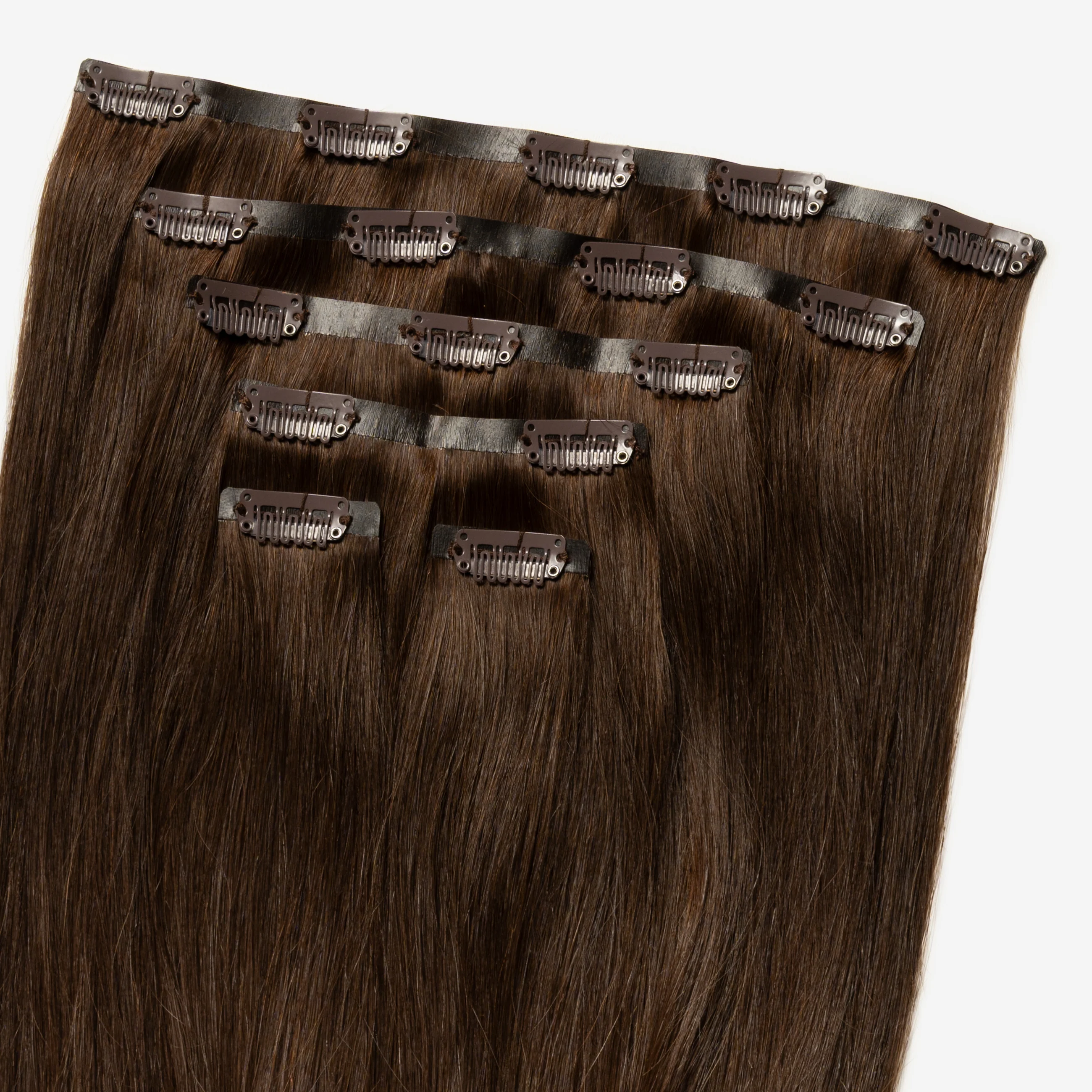 Invisible Clip In - Chocolate Brown 2 - Image 5