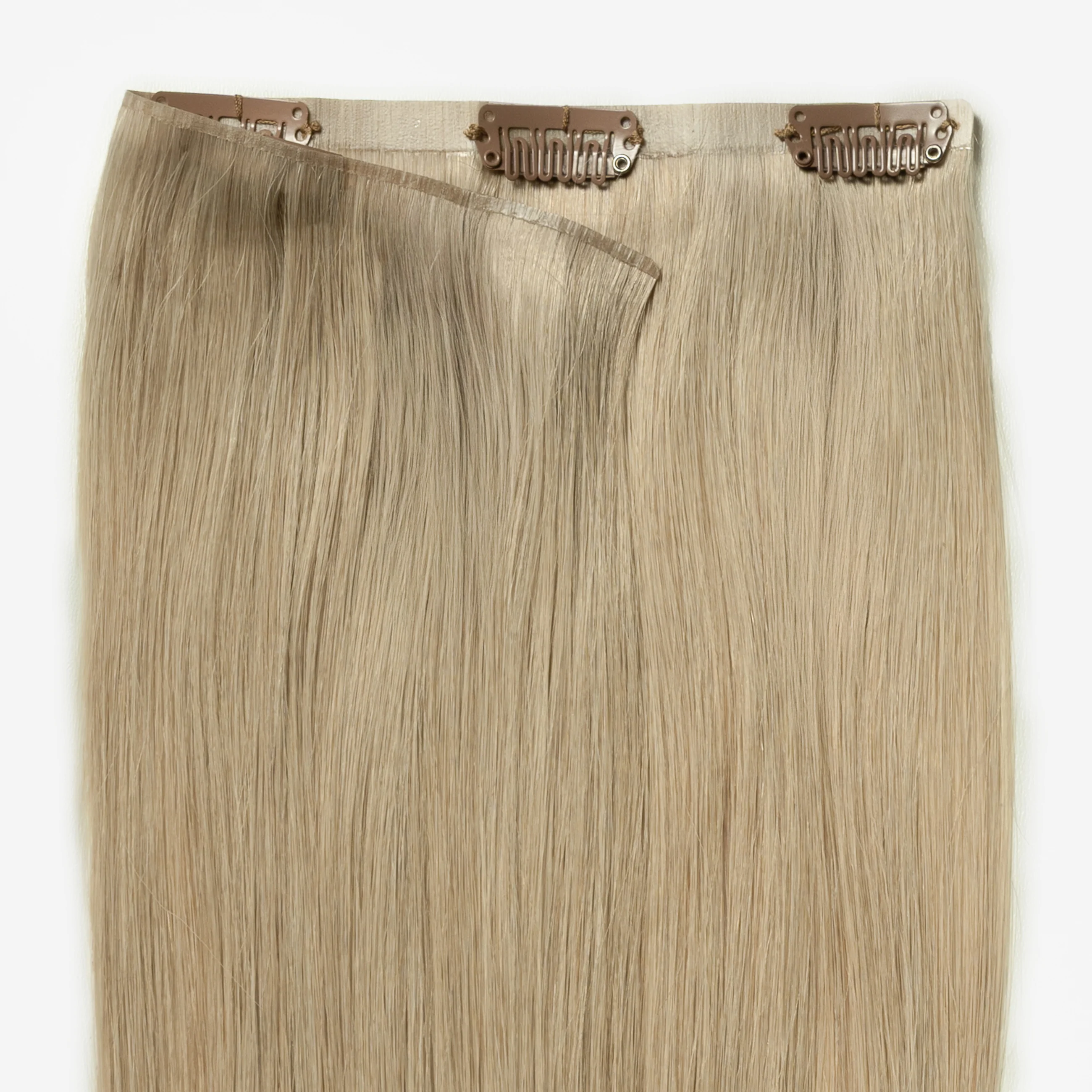 Invisible Clip In - Dark Ash Blonde 14B - Image 4