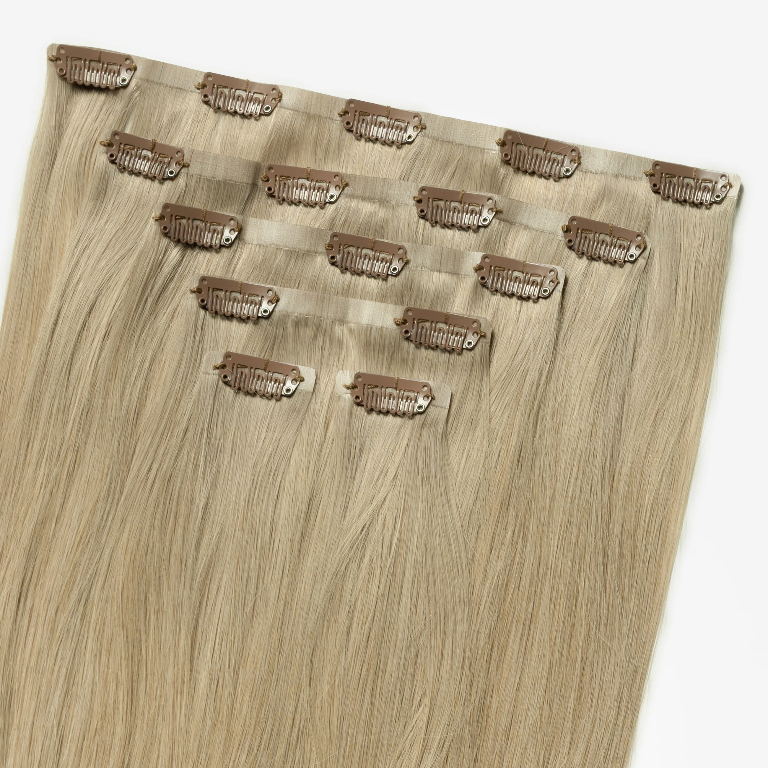 Invisible Clip In - Dark Ash Blonde 14B - Image 5