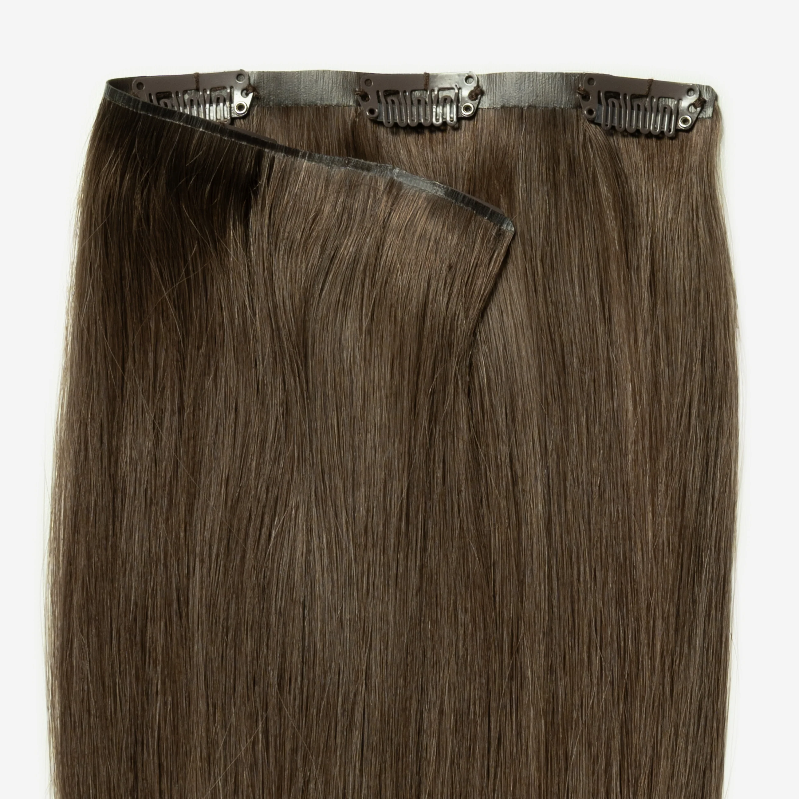 Invisible Clip In - Dark Ash Brown 2C - Image 4