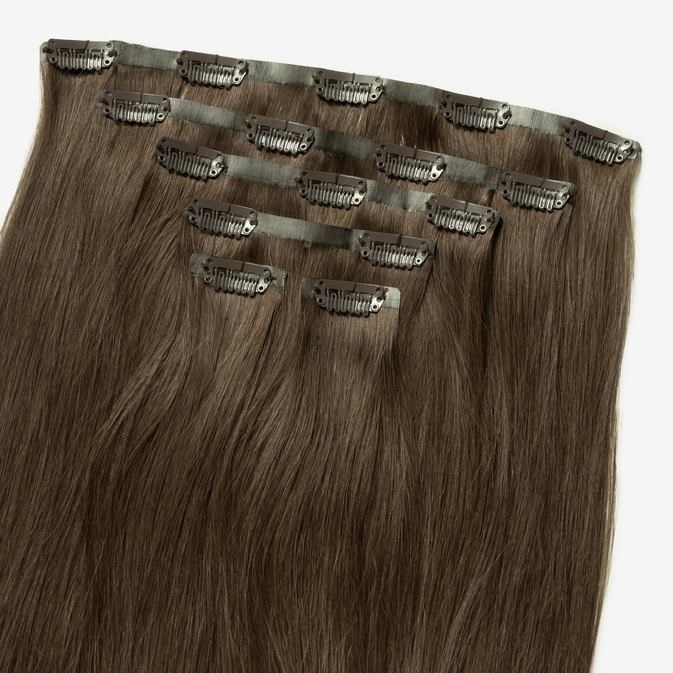 Invisible Clip In - Dark Ash Brown 2C - Image 5