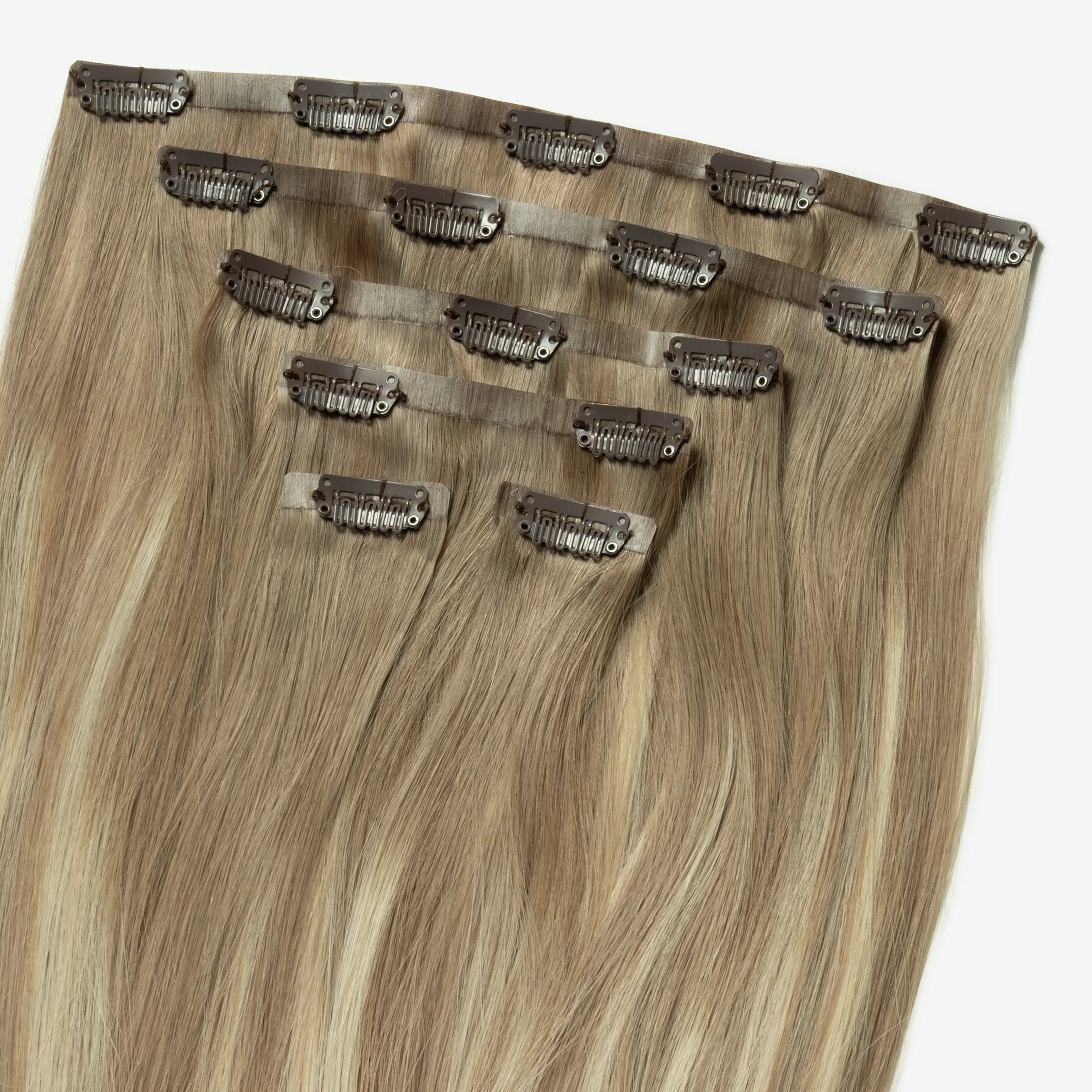 Invisible Clip In - Light Ash Blonde Balayage 5B+60B - Image 5