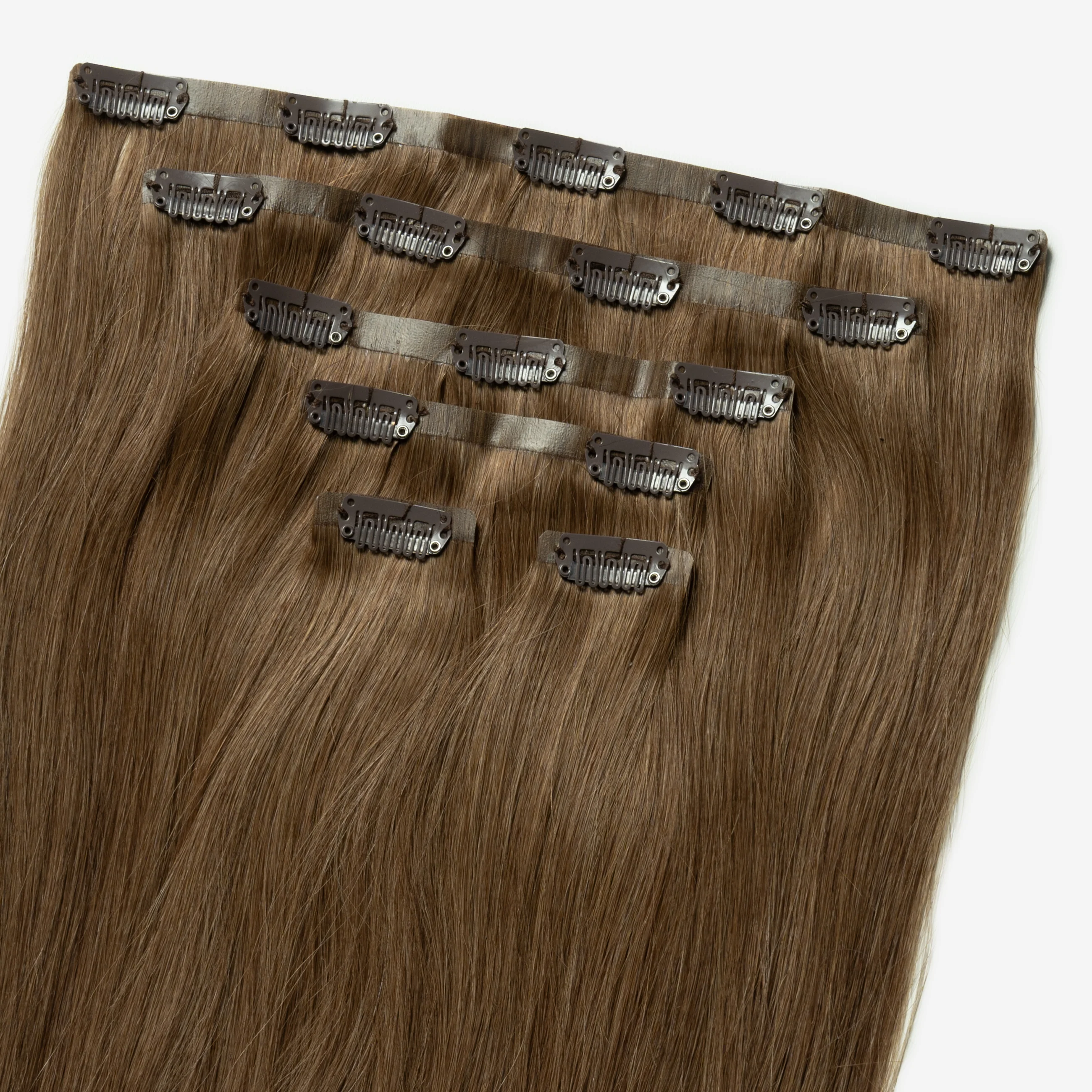 Invisible Clip In - Light Chocolate Brown 2B - Image 4