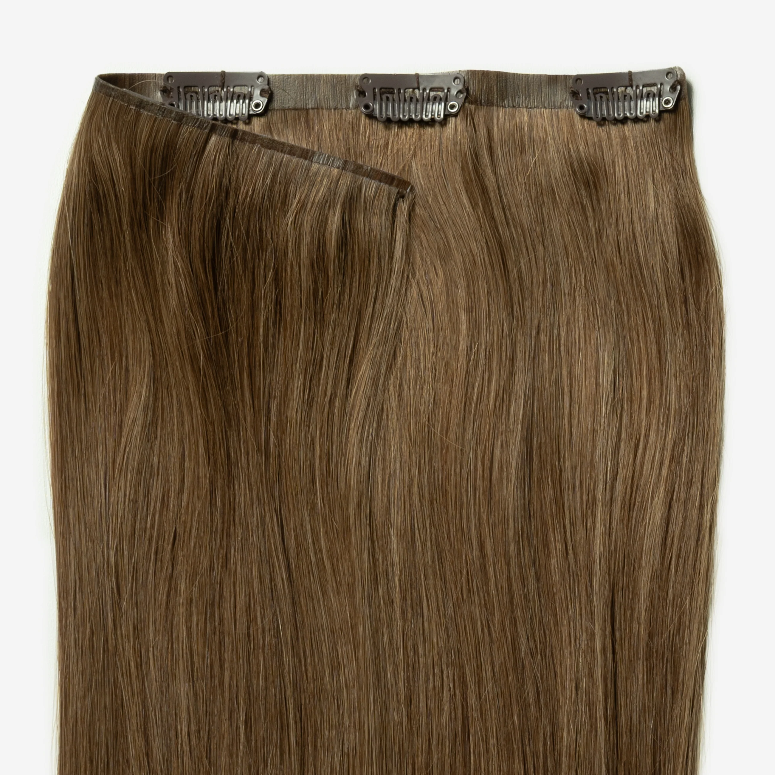 Invisible Clip In - Light Chocolate Brown 2B - Image 5