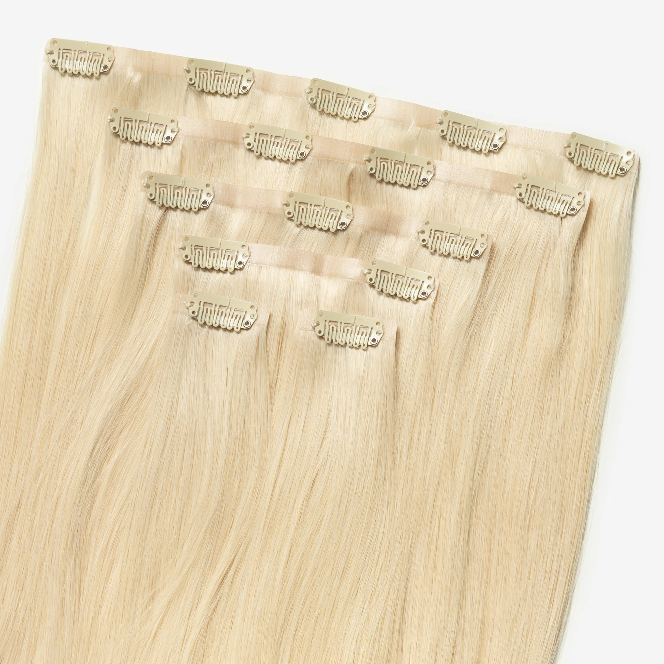 Invisible Clip In - Light Natural Blonde 60A - Image 5