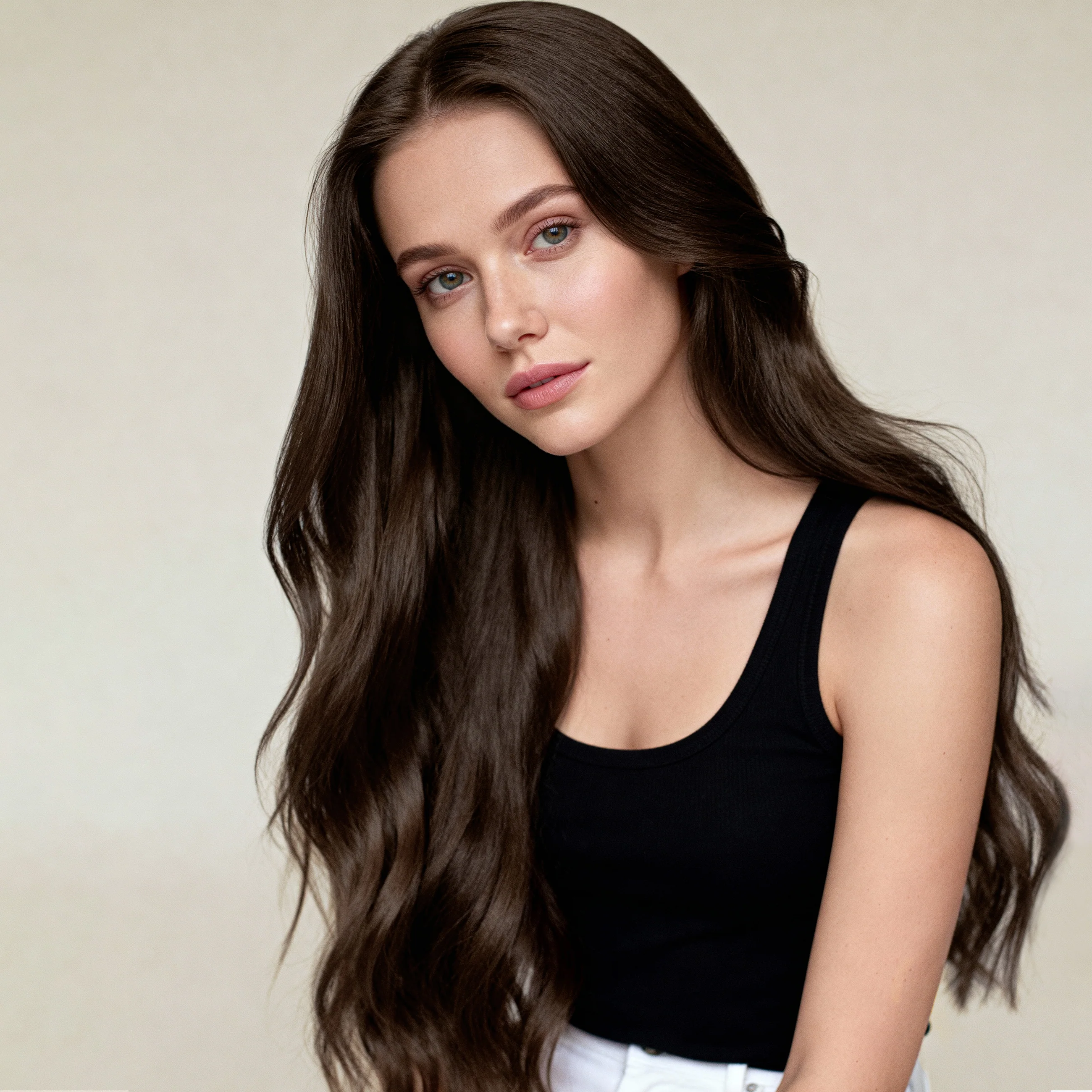 Clip in - Dark Chocolate Brown 1B - Image 3