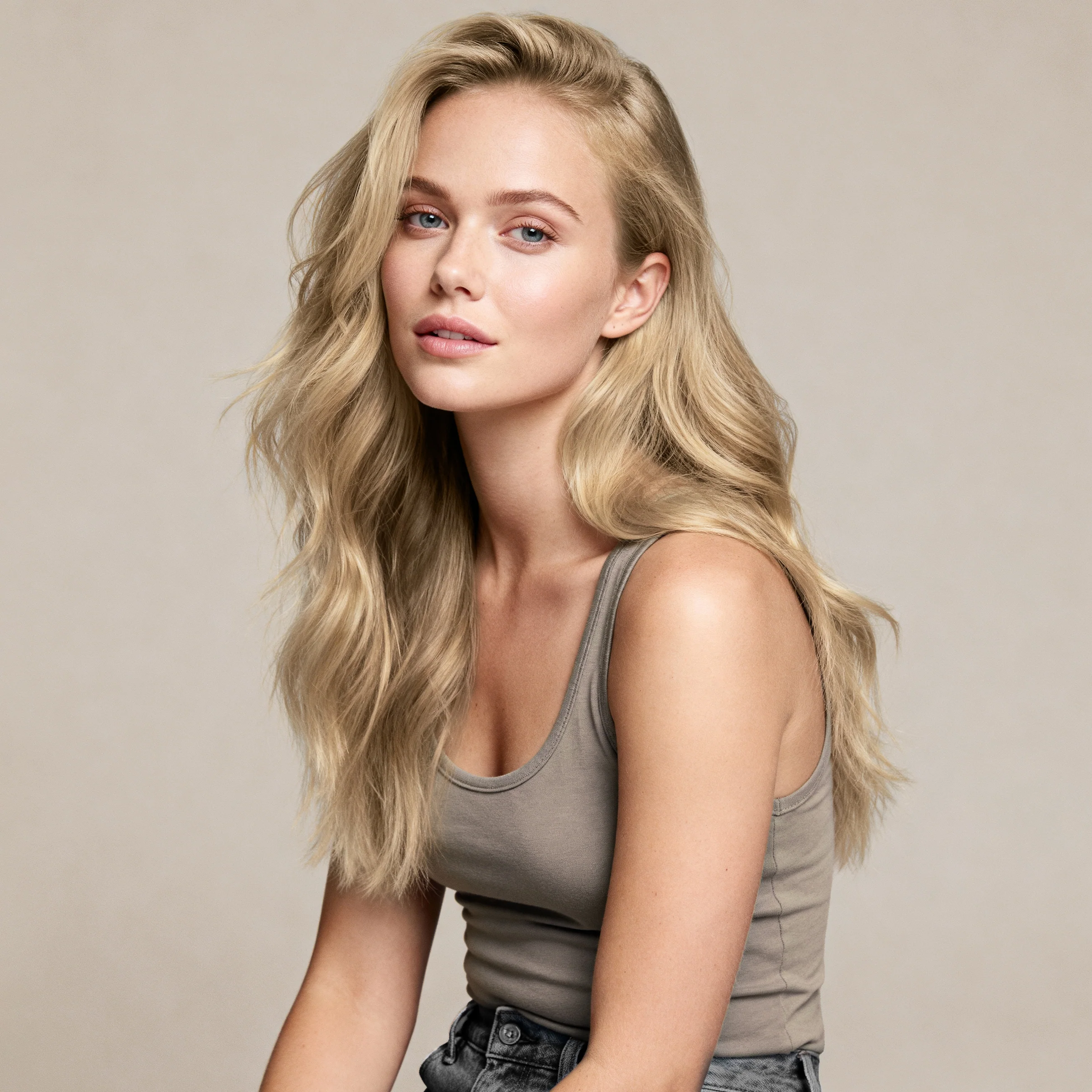 Ponytail extensions - Natural Blonde Mix 5B/15 - Image 3