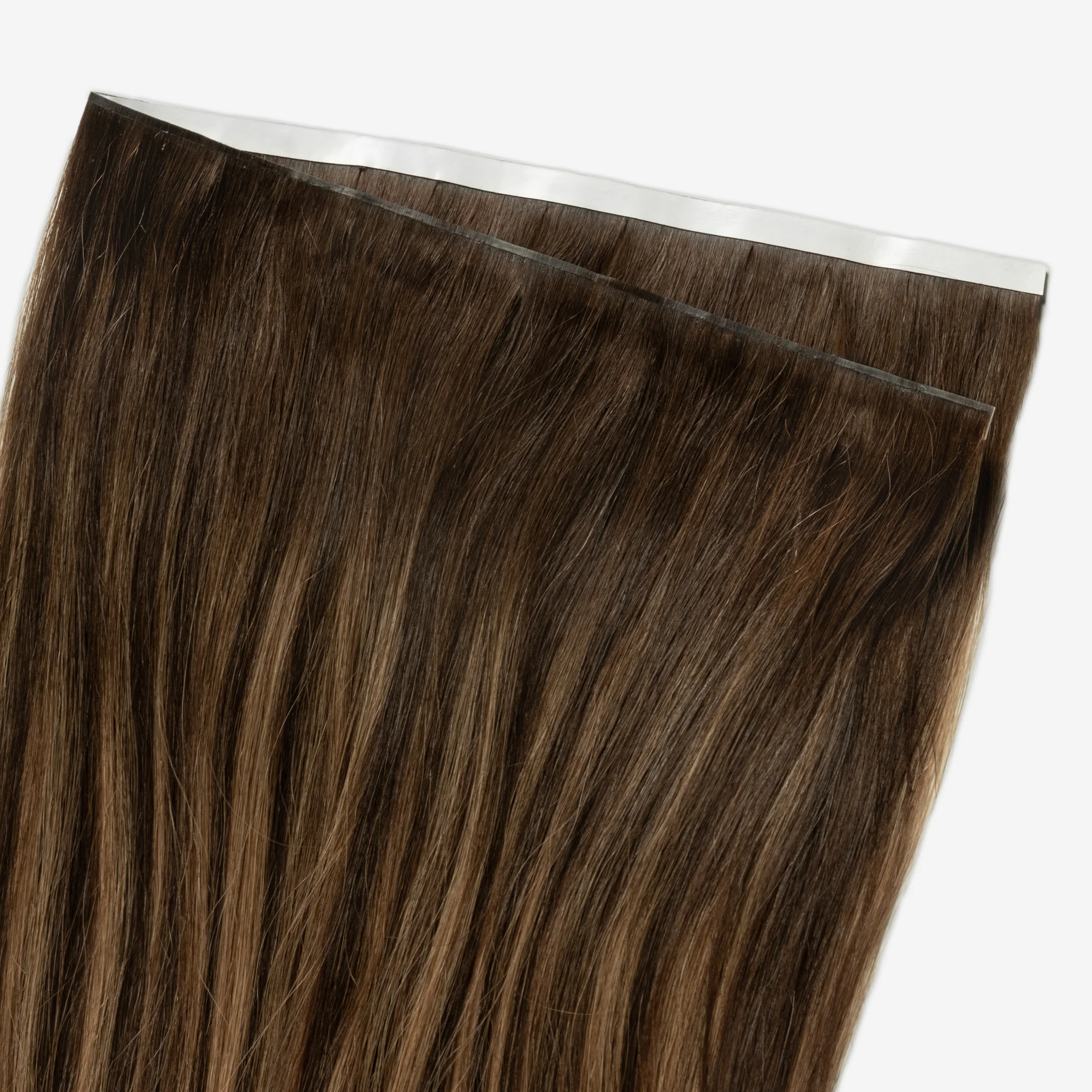 Invisible Tape Weft - Warm Brown Balayage 2+7 - Image 4