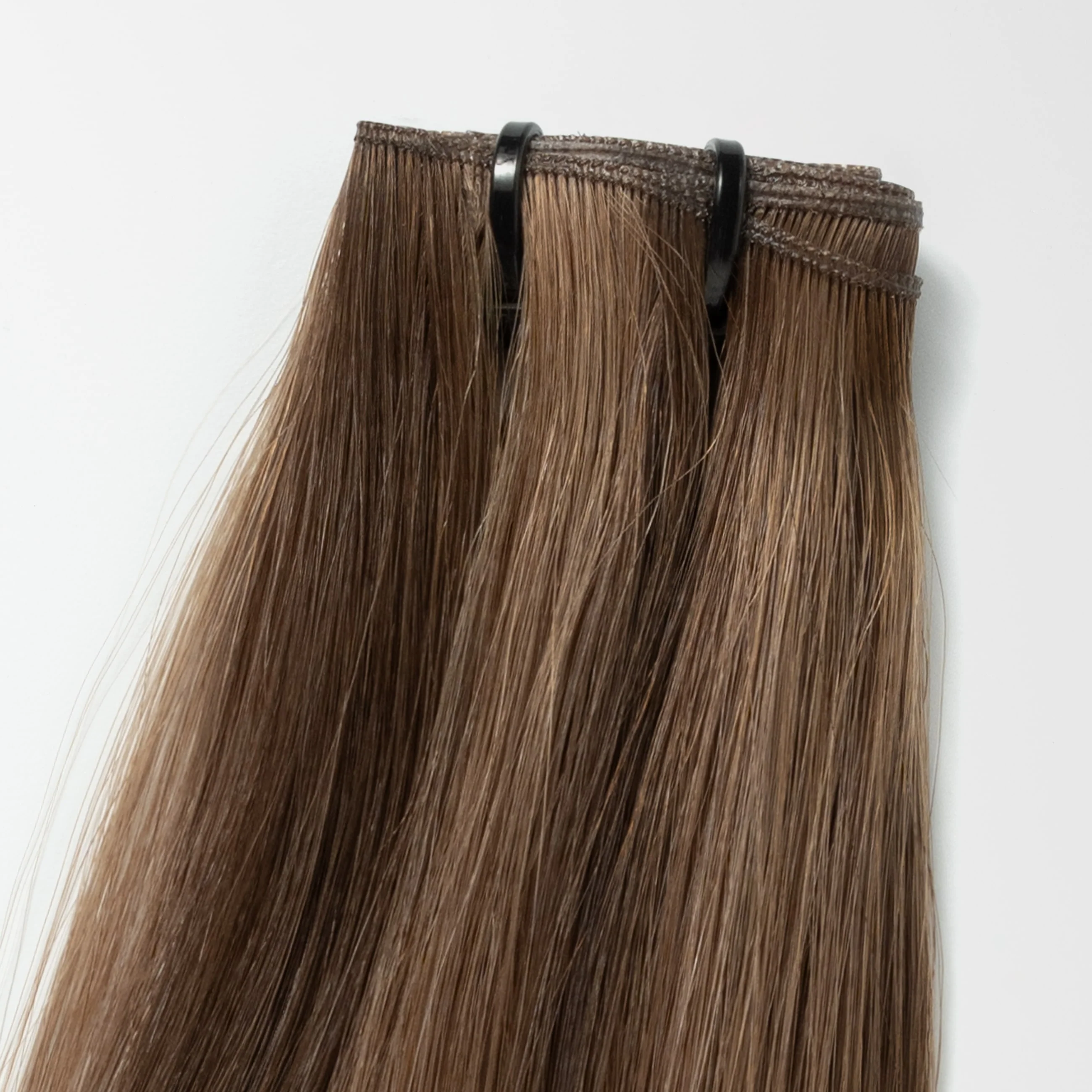 Invisible weft - Dark Ash Brown Mix 2B/3B - Image 4