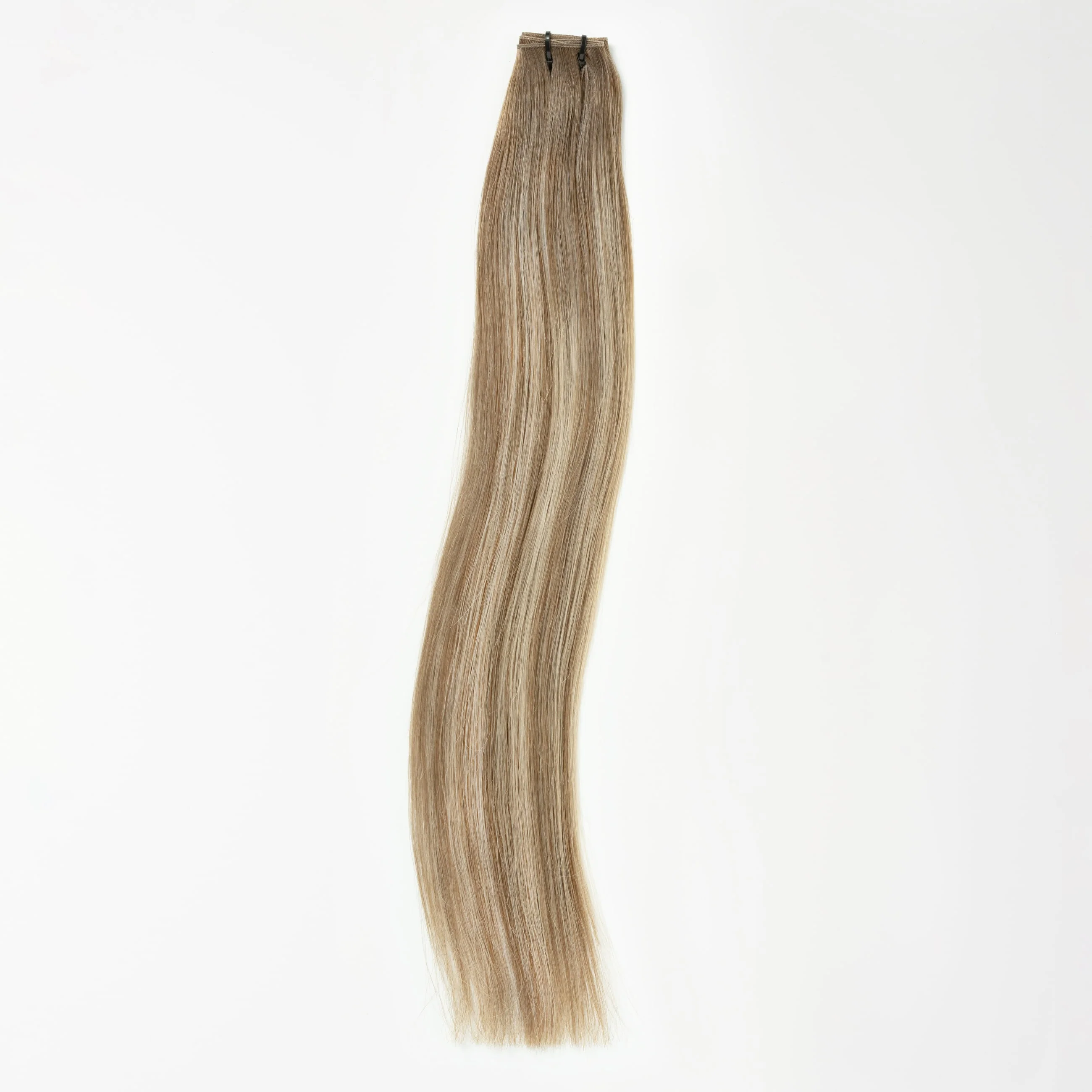 Invisible weft - Light Ash Blonde Balayage 5B+60B - Image 4