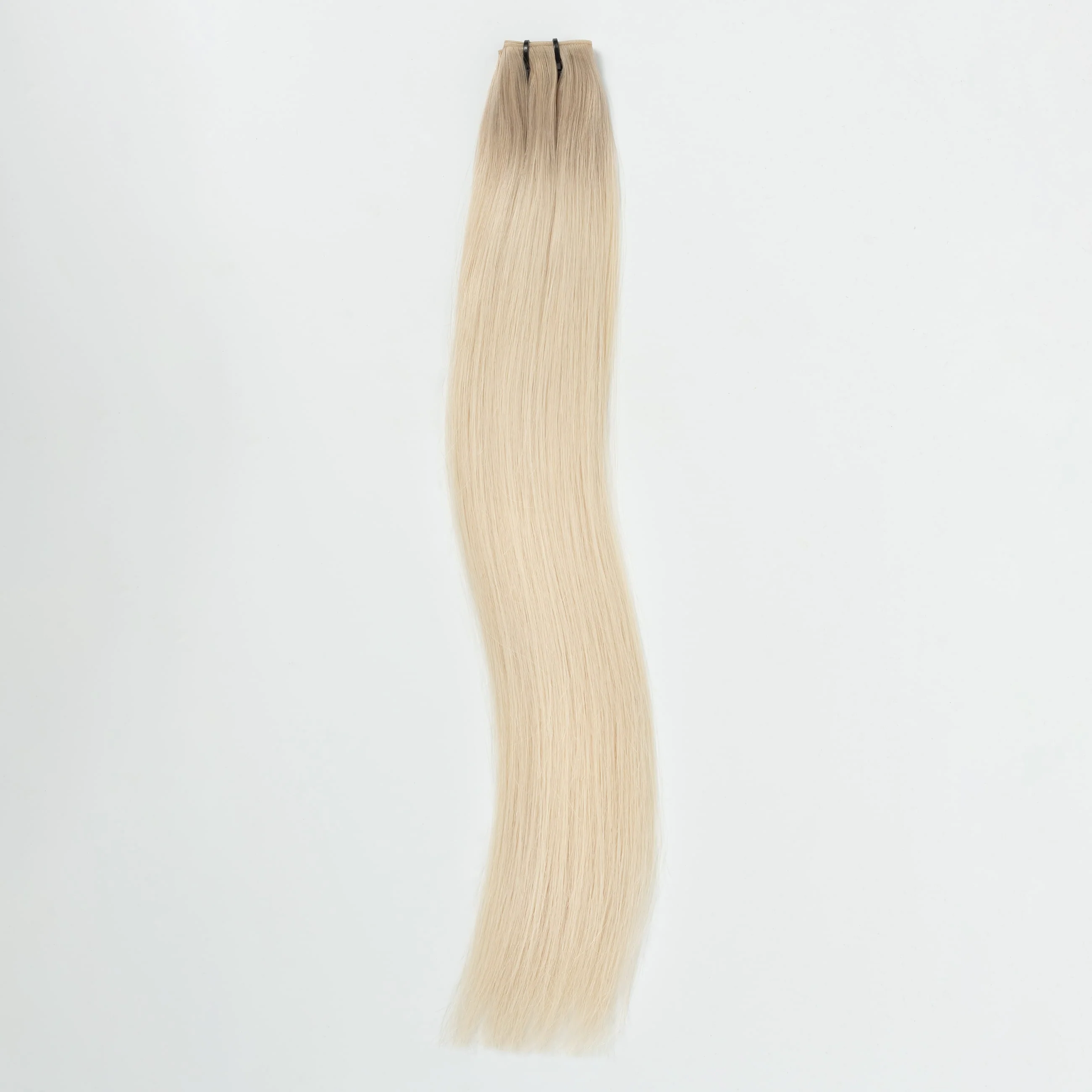Invisible weft - Light Ash Blonde Root 16B+60B - Image 4