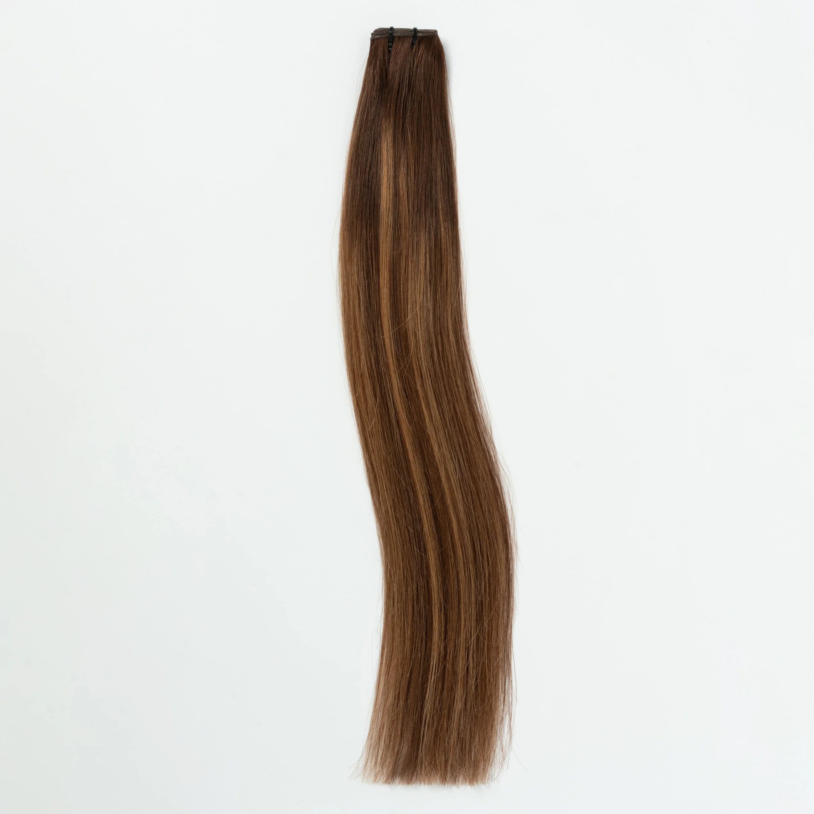 Invisible weft - Warm Brown Balayage 2+7 - Image 4