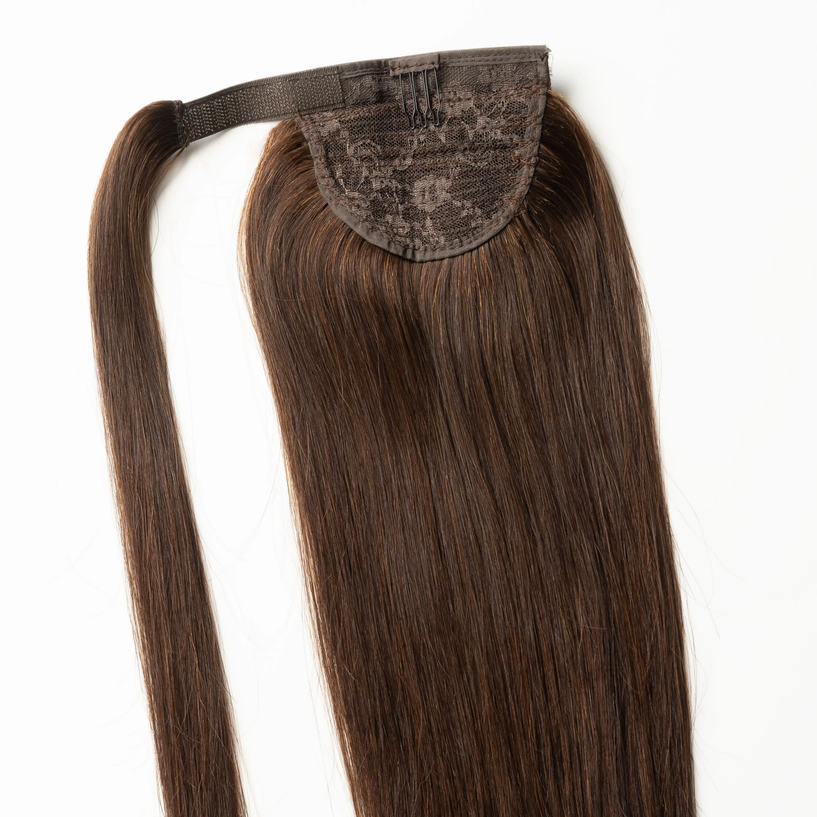 Ponytail extensions - Chocolate Brown 2 - Image 4