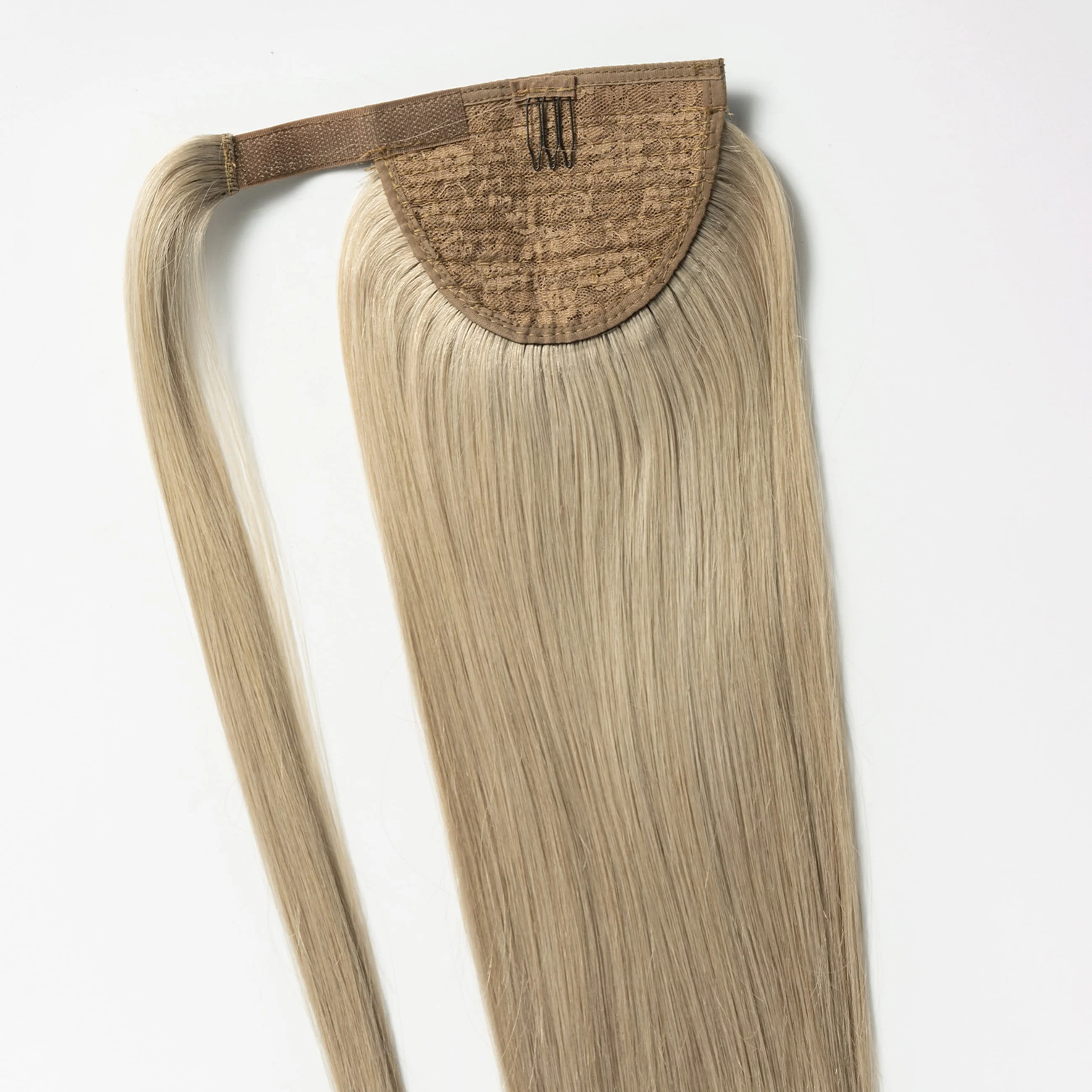 Ponytail extensions - Dark Ash Blonde 14B - Image 4