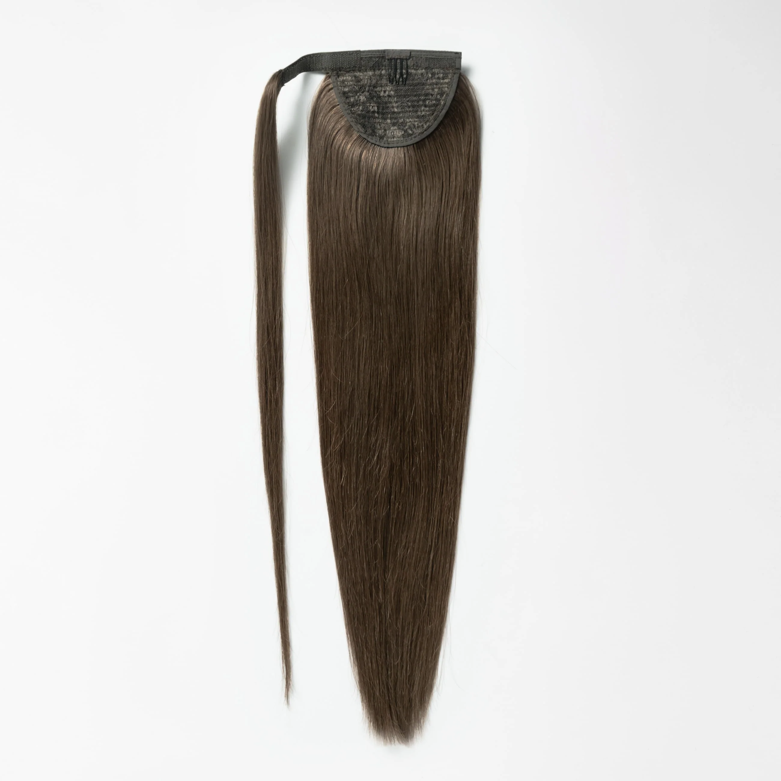Ponytail extensions - Dark Ash Brown 2C - Image 4