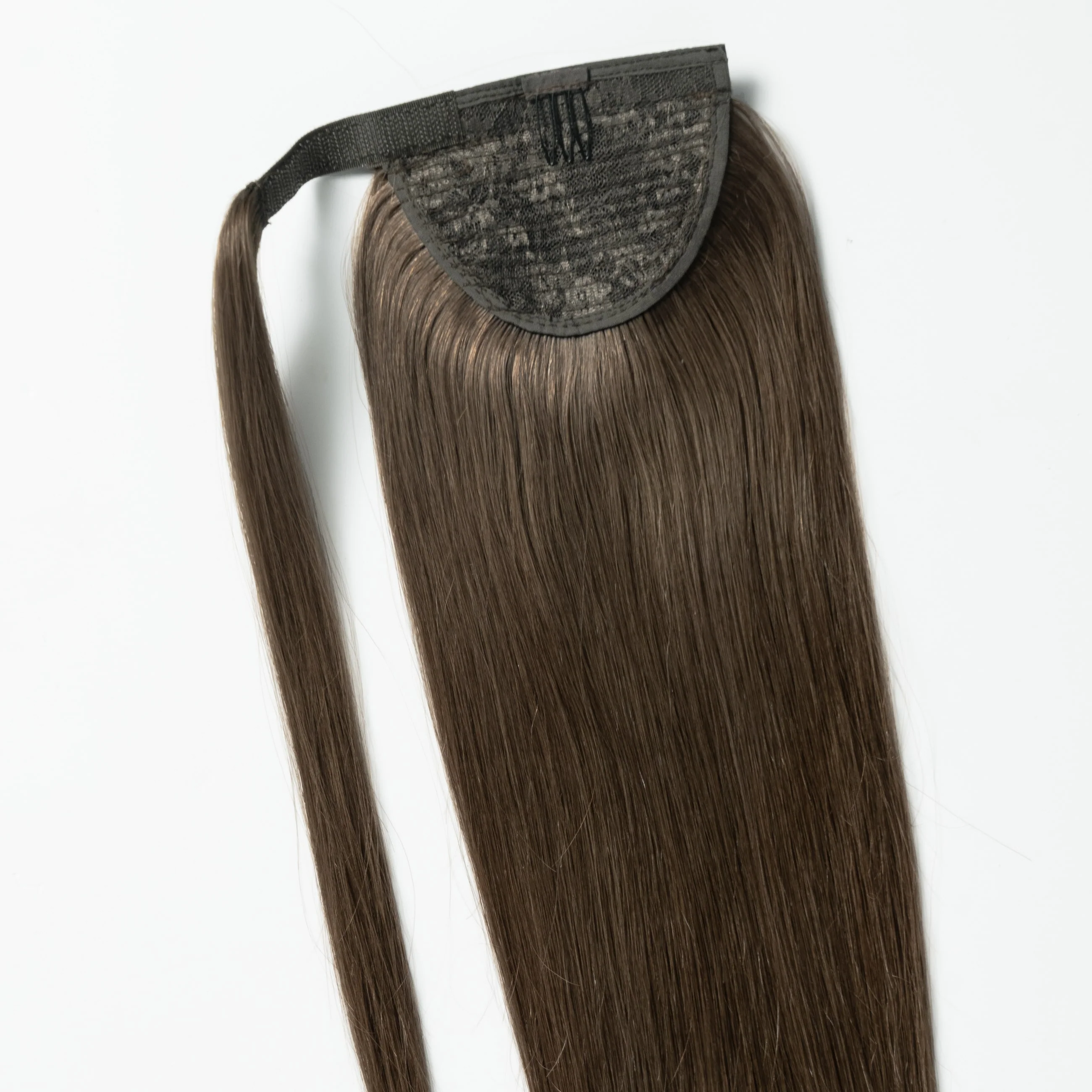 Ponytail extensions - Dark Ash Brown 2C - Image 5