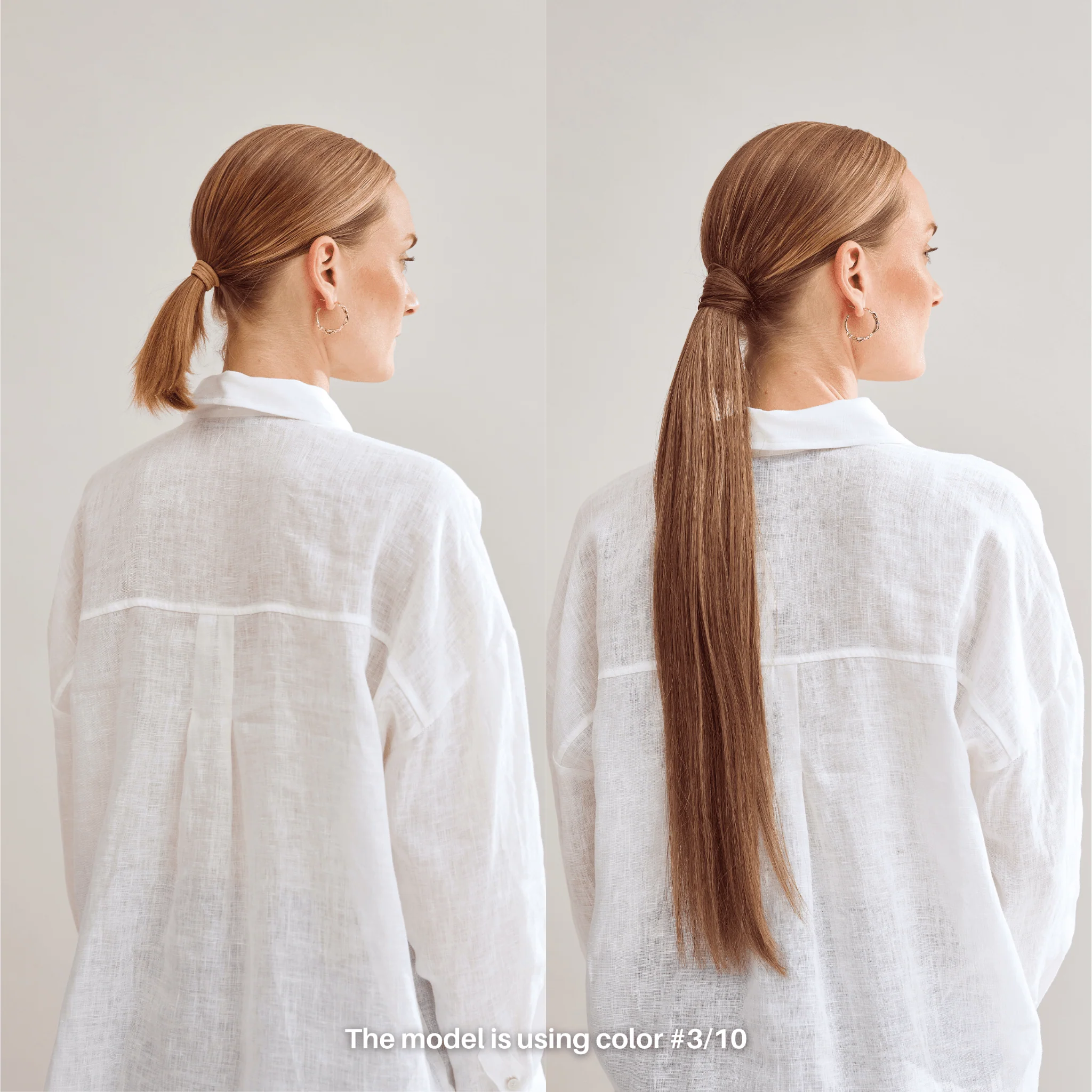 Ponytail extensions - Beige Blonde 16B - Image 6