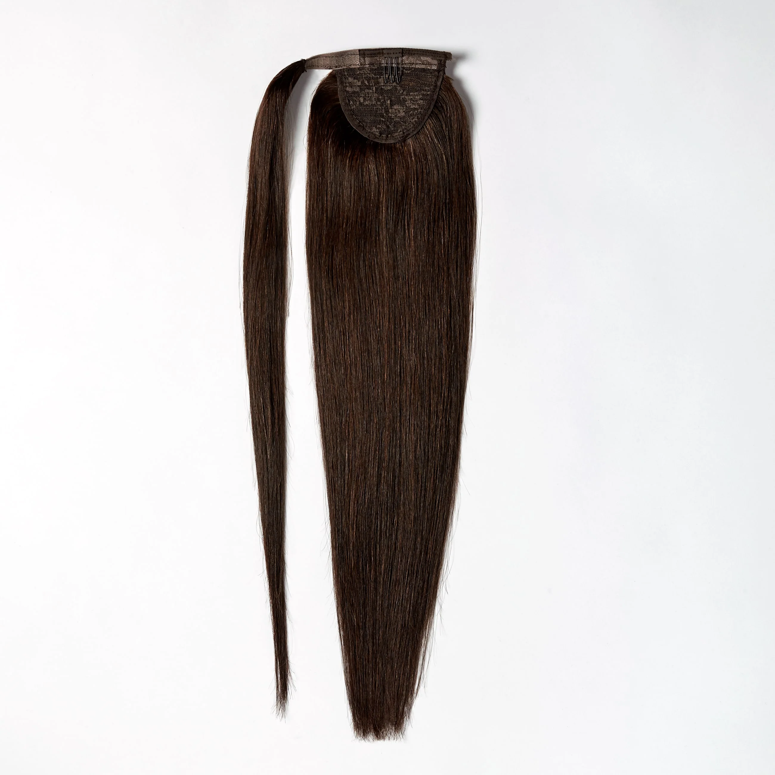 Ponytail extensions - Dark Chocolate Brown 1B - Image 5