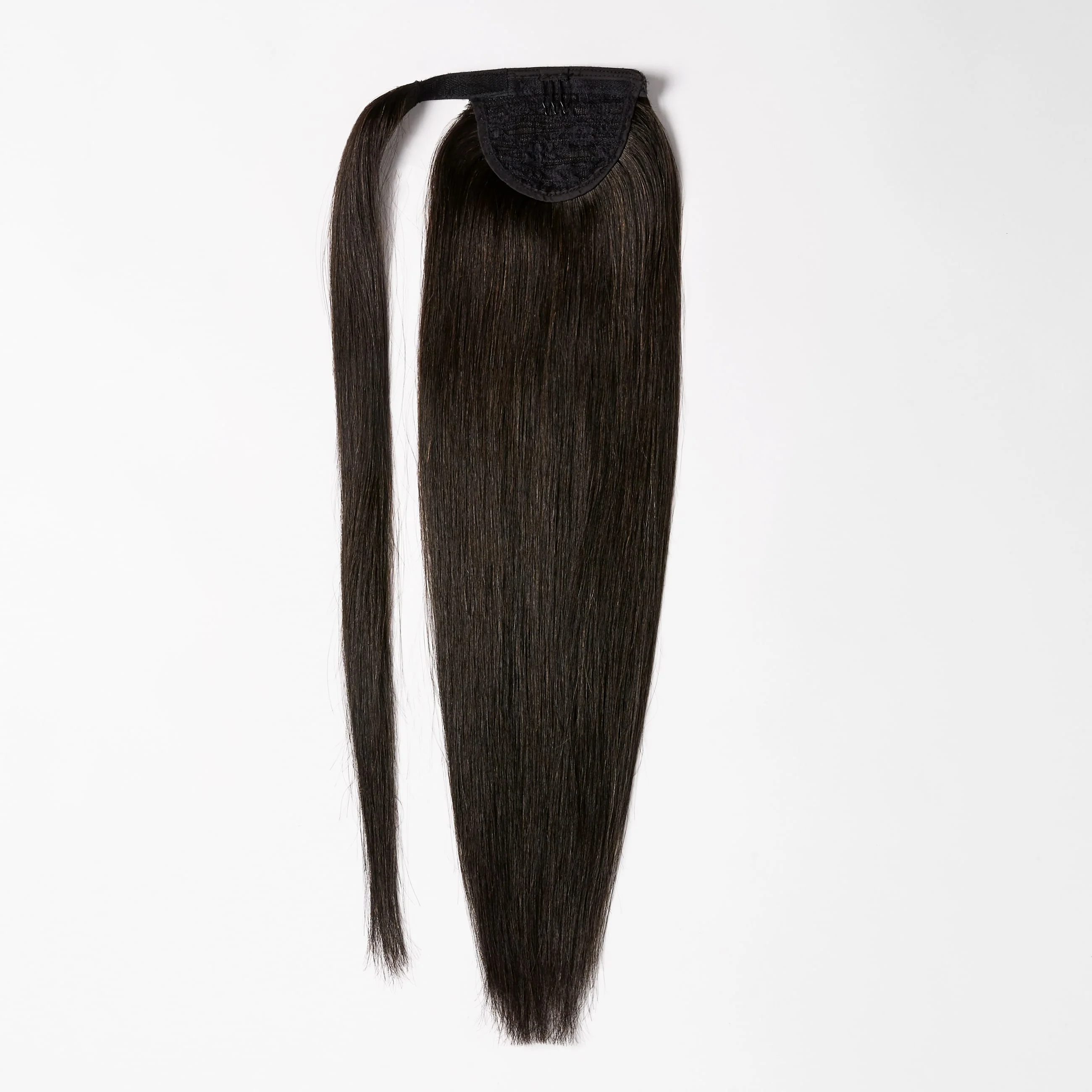 Ponytail extensions - Dark Natural Brown 1A - Image 5